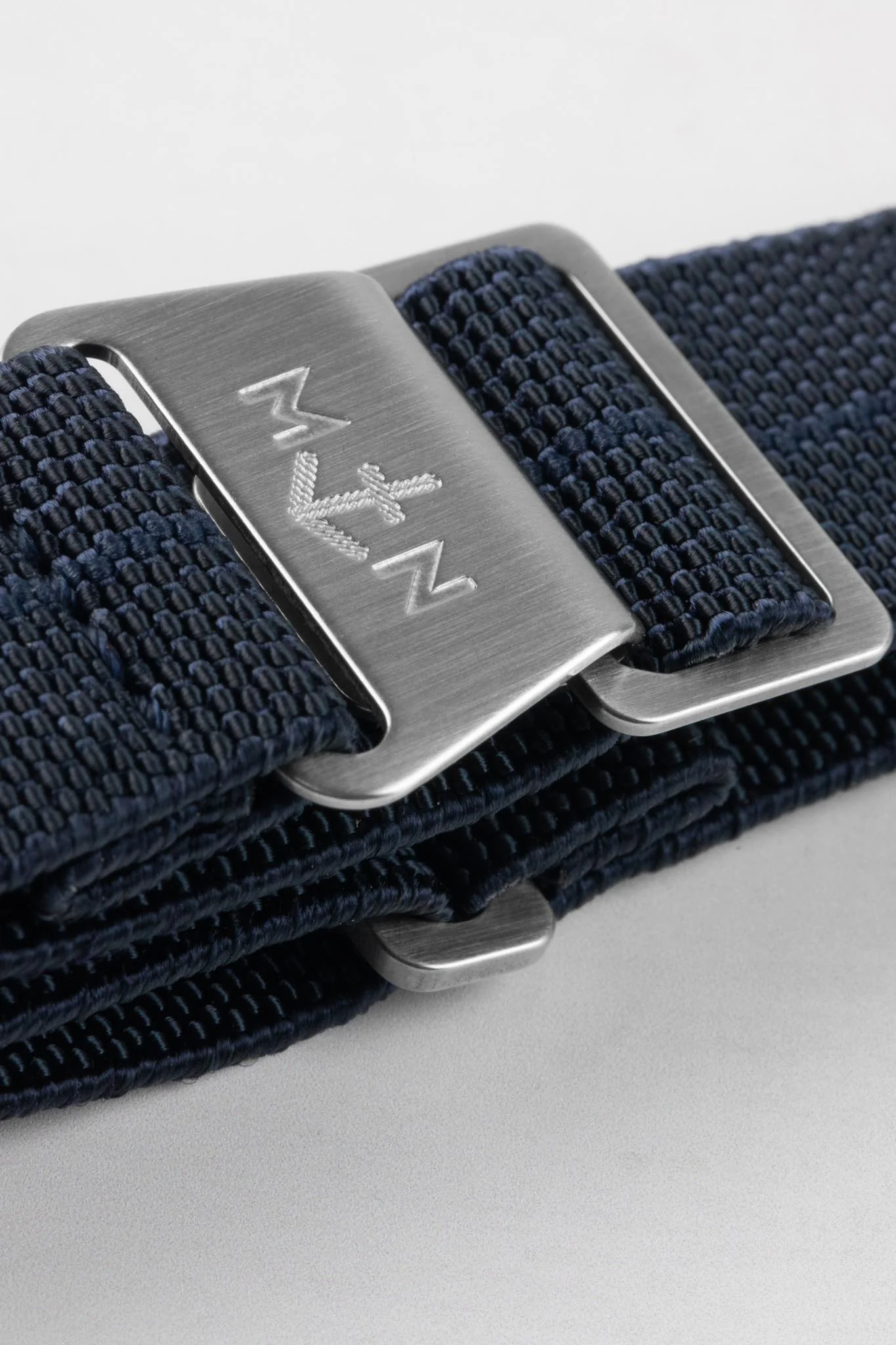 Erika's Originals TRIDENT MN™ Strap in TWO-TONE BLUE - BRUSHED Hardware - Image 7