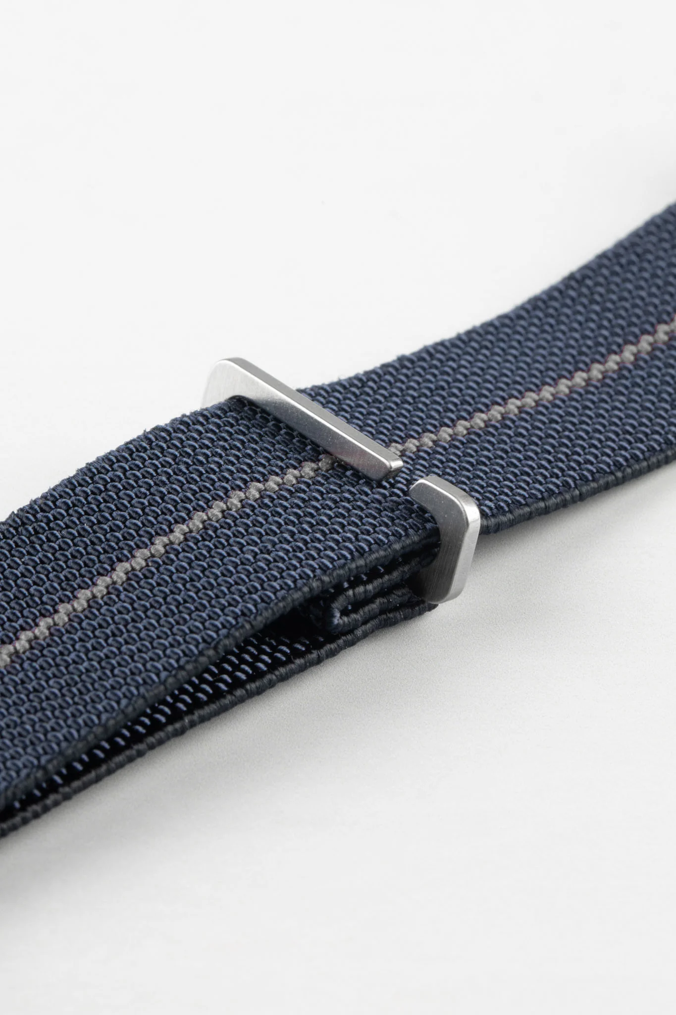 Erika's Originals TRIDENT MN™ Strap with GREY Centerline - BRUSHED Hardware - Image 5
