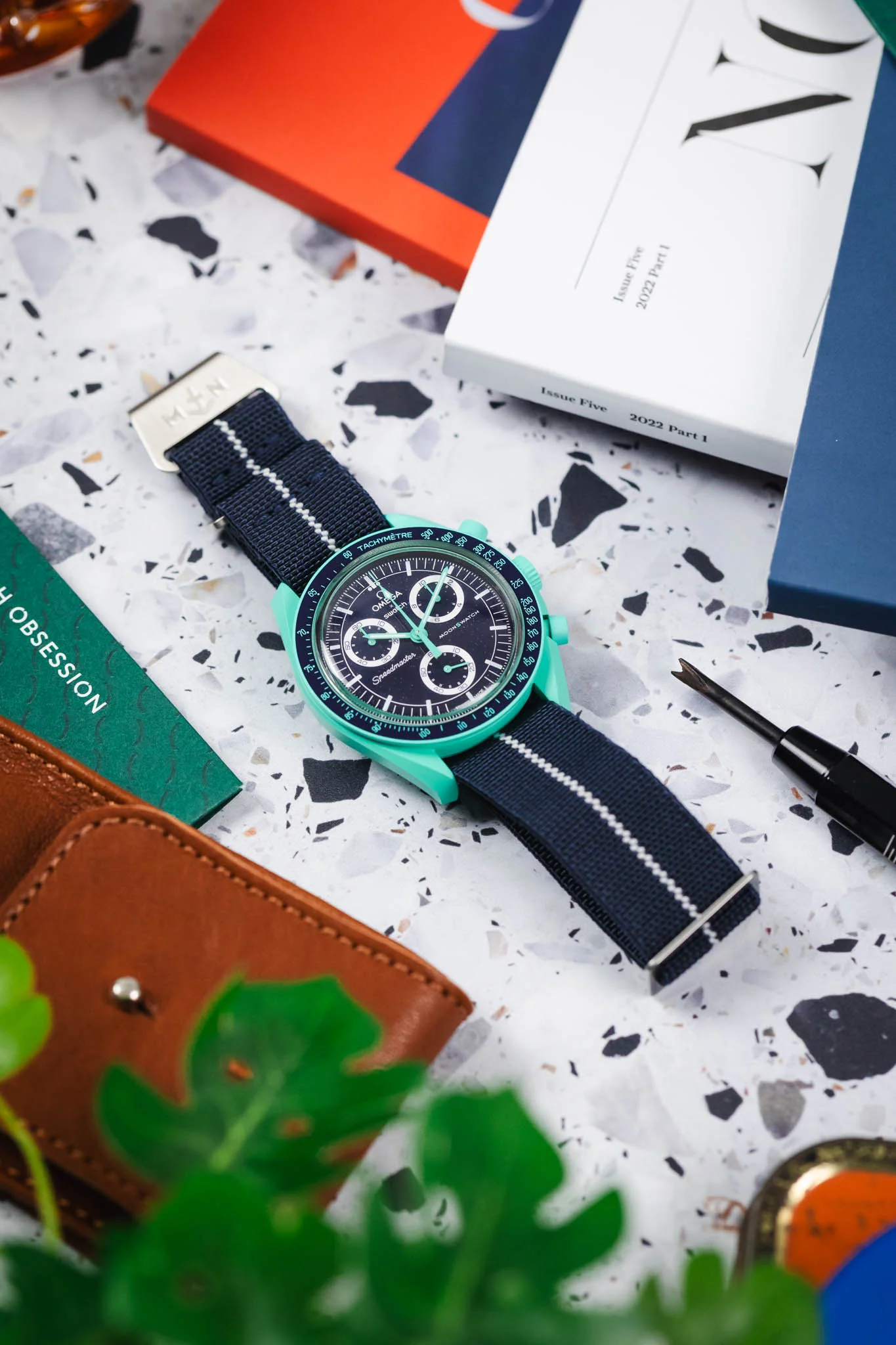 Erika's Originals TRIDENT MN™ Strap with LUMED Centerline - BRUSHED Hardware - Image 6