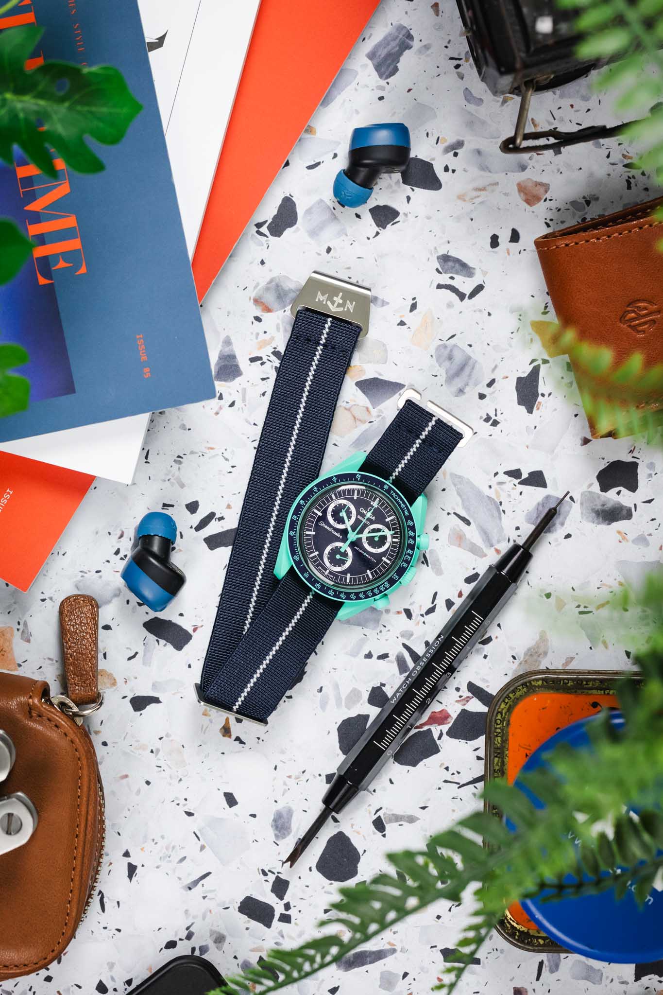 Erika's Originals TRIDENT MN™ Strap with LUMED Centerline - BRUSHED Hardware - Image 9
