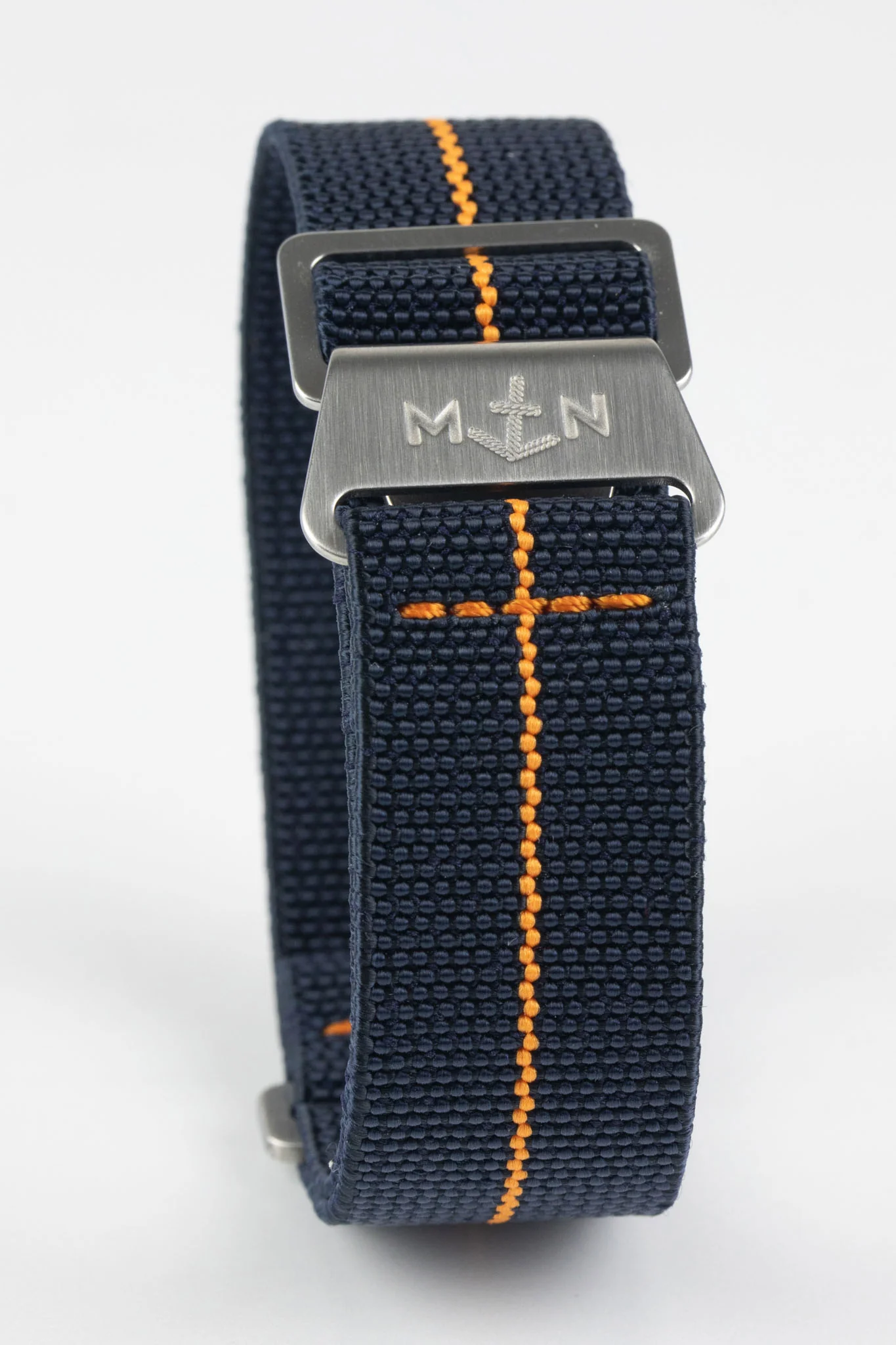 Erika's Originals TRIDENT MN™ Strap with ORANGE Centerline - BRUSHED Hardware - Image 5
