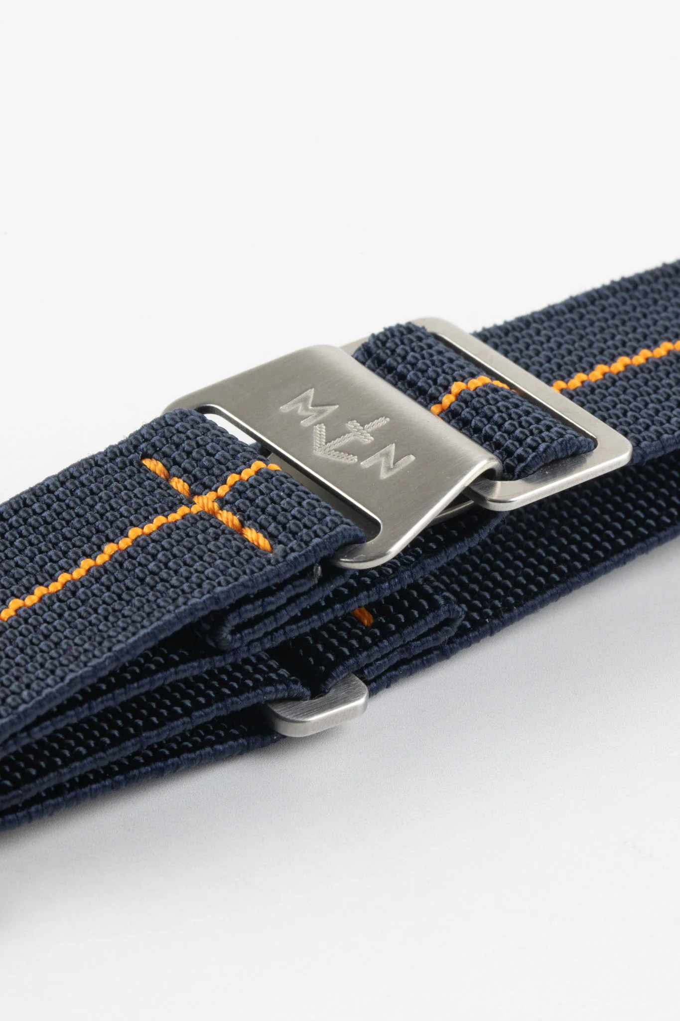 Erika's Originals TRIDENT MN™ Strap with ORANGE Centerline - BRUSHED Hardware - Image 7