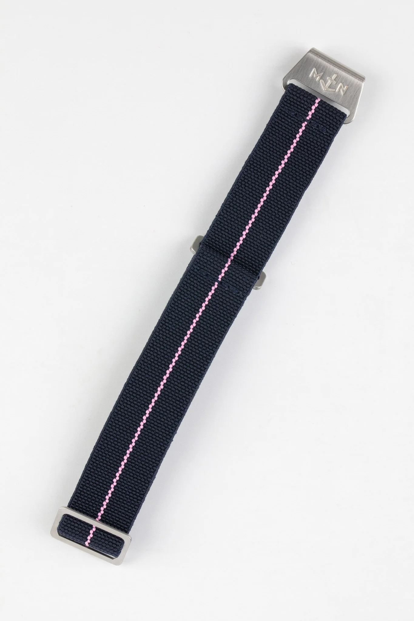 Erika's Originals TRIDENT MN™ Strap with PINK Centerline - BRUSHED Hardware - Image 3