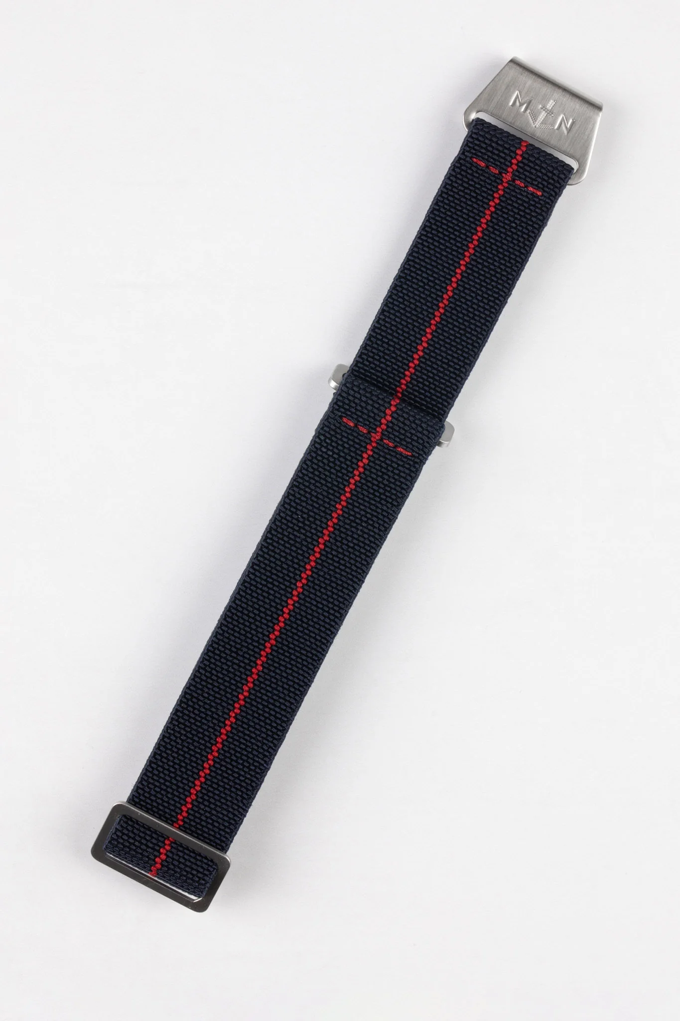 Erika's Originals TRIDENT MN™ Strap with RED Centerline - BRUSHED Hardware - Image 3