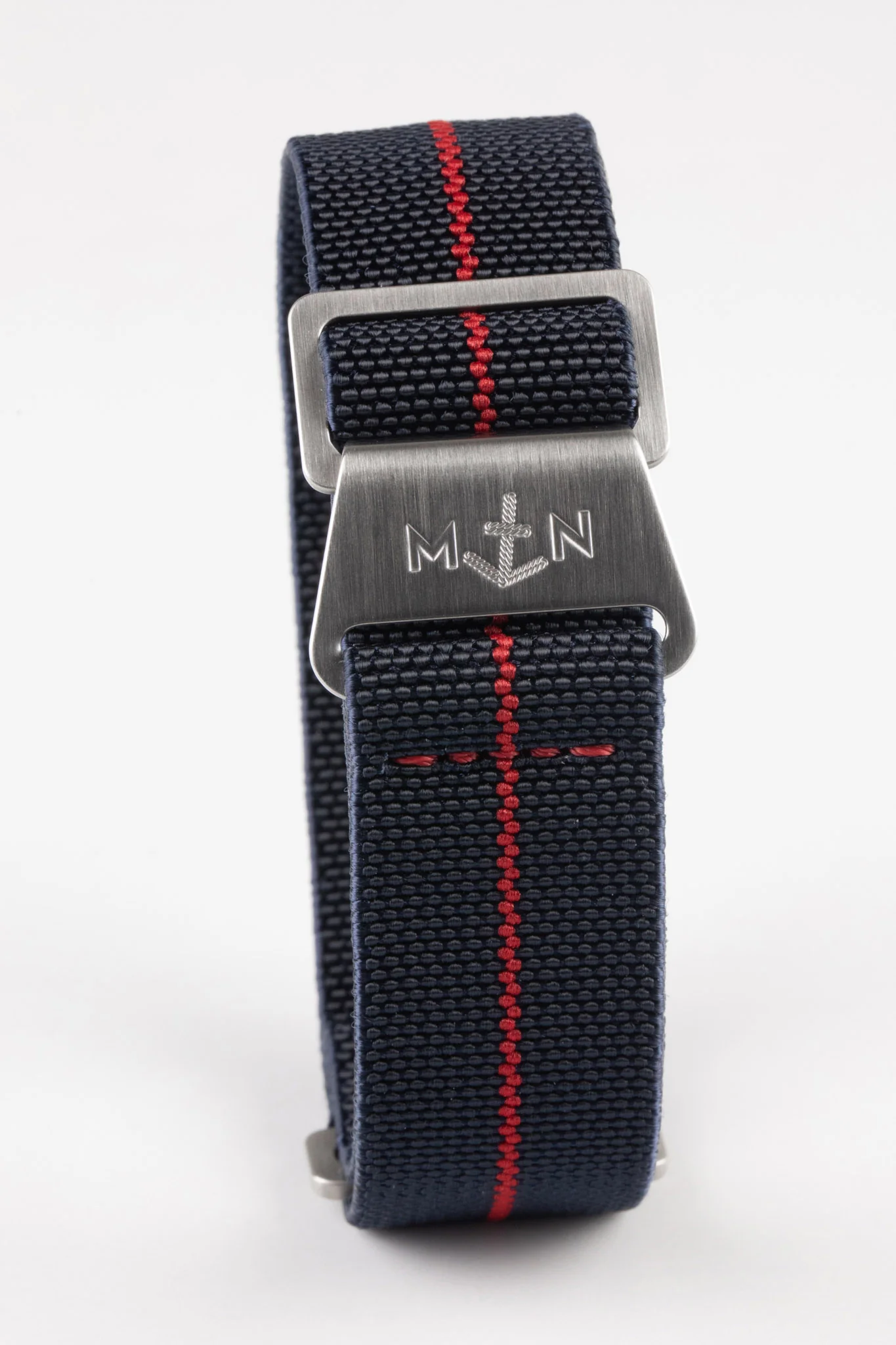 Erika's Originals TRIDENT MN™ Strap with RED Centerline - BRUSHED Hardware - Image 5