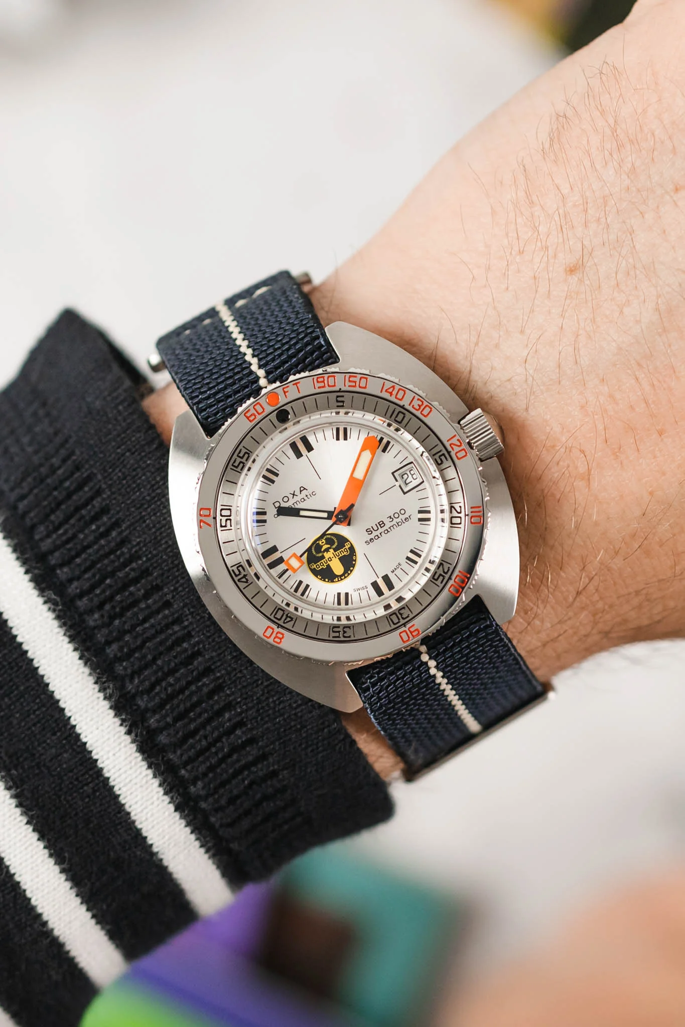 Erika's Originals TRIDENT MN™ Strap with SAND Centerline - BRUSHED Hardware - Image 2