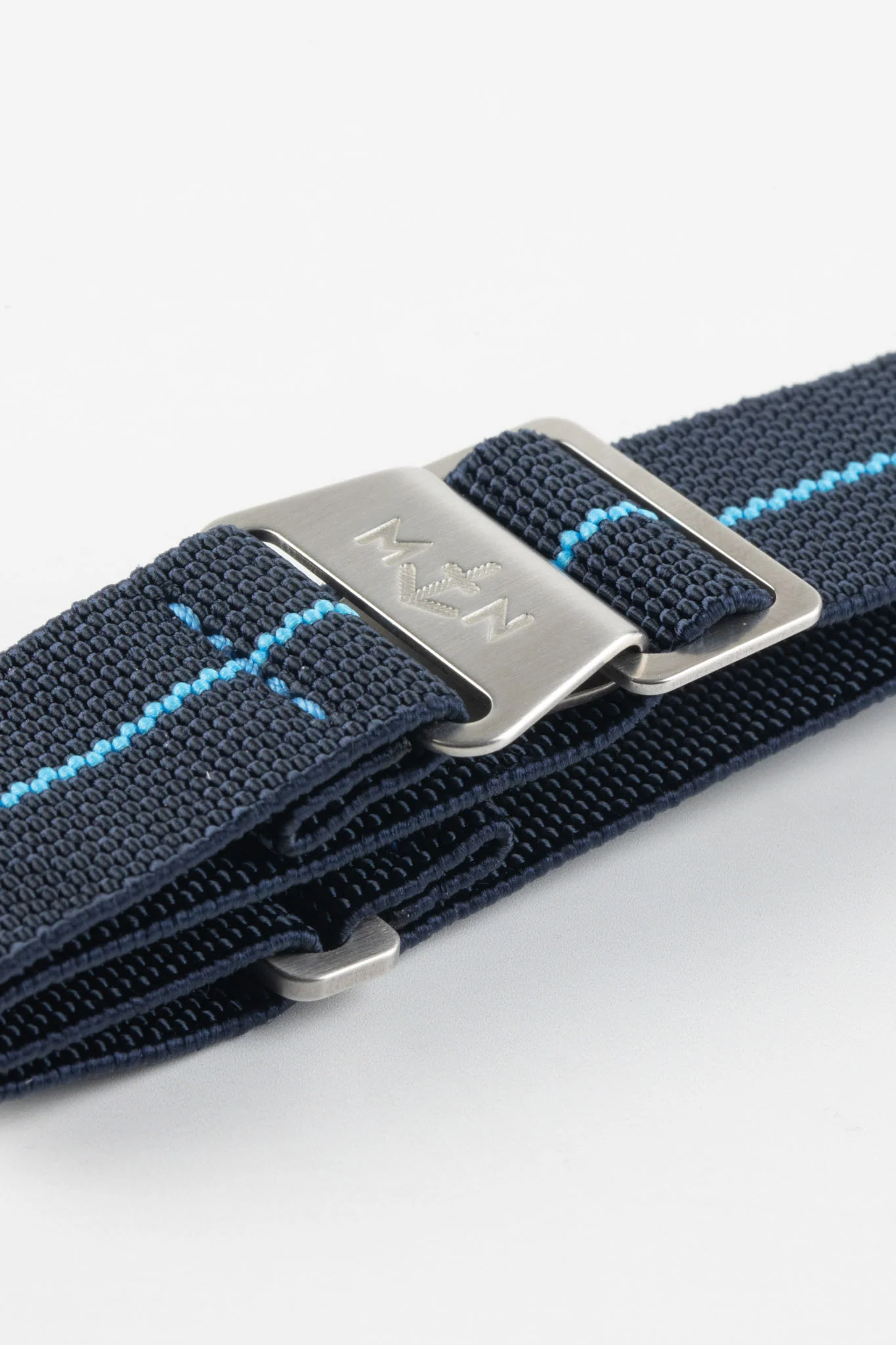 Erika's Originals TRIDENT MN™ Strap with TURQUOISE Centerline - BRUSHED Hardware - Image 7