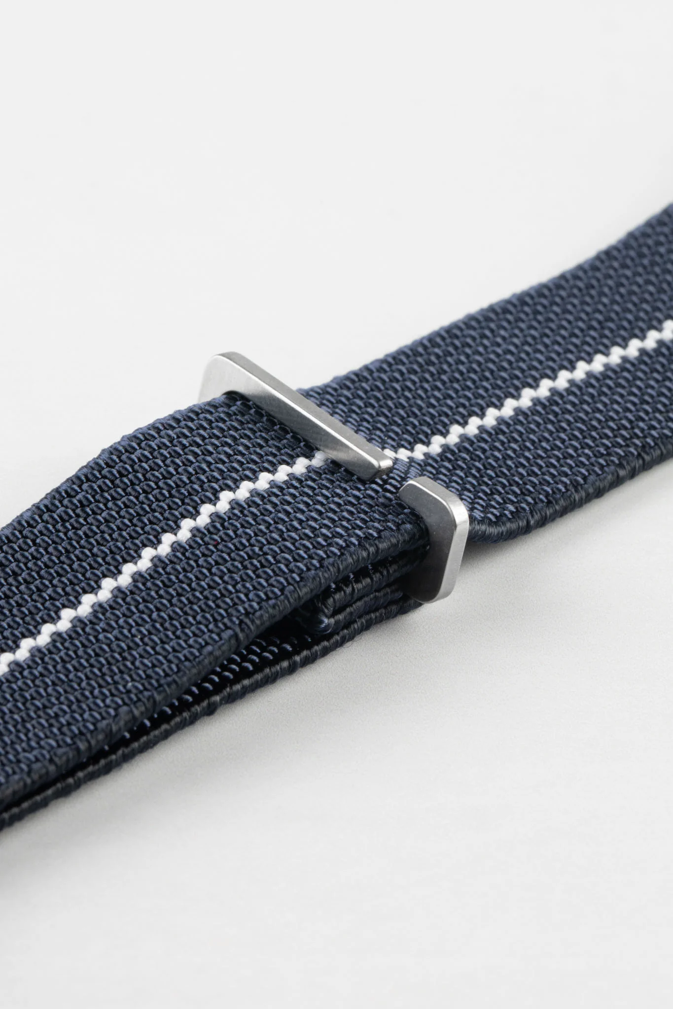Erika's Originals TRIDENT MN™ Strap with WHITE Centerline - BRUSHED Hardware - Image 9