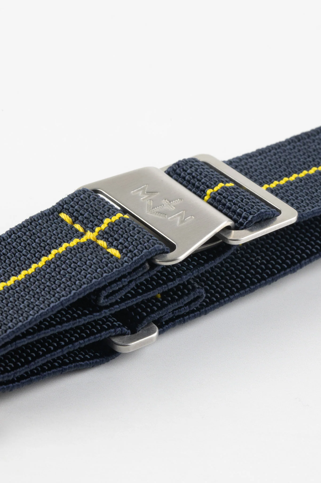 Erika's Originals TRIDENT MN™ Strap with YELLOW Centerline - BRUSHED Hardware - Image 7