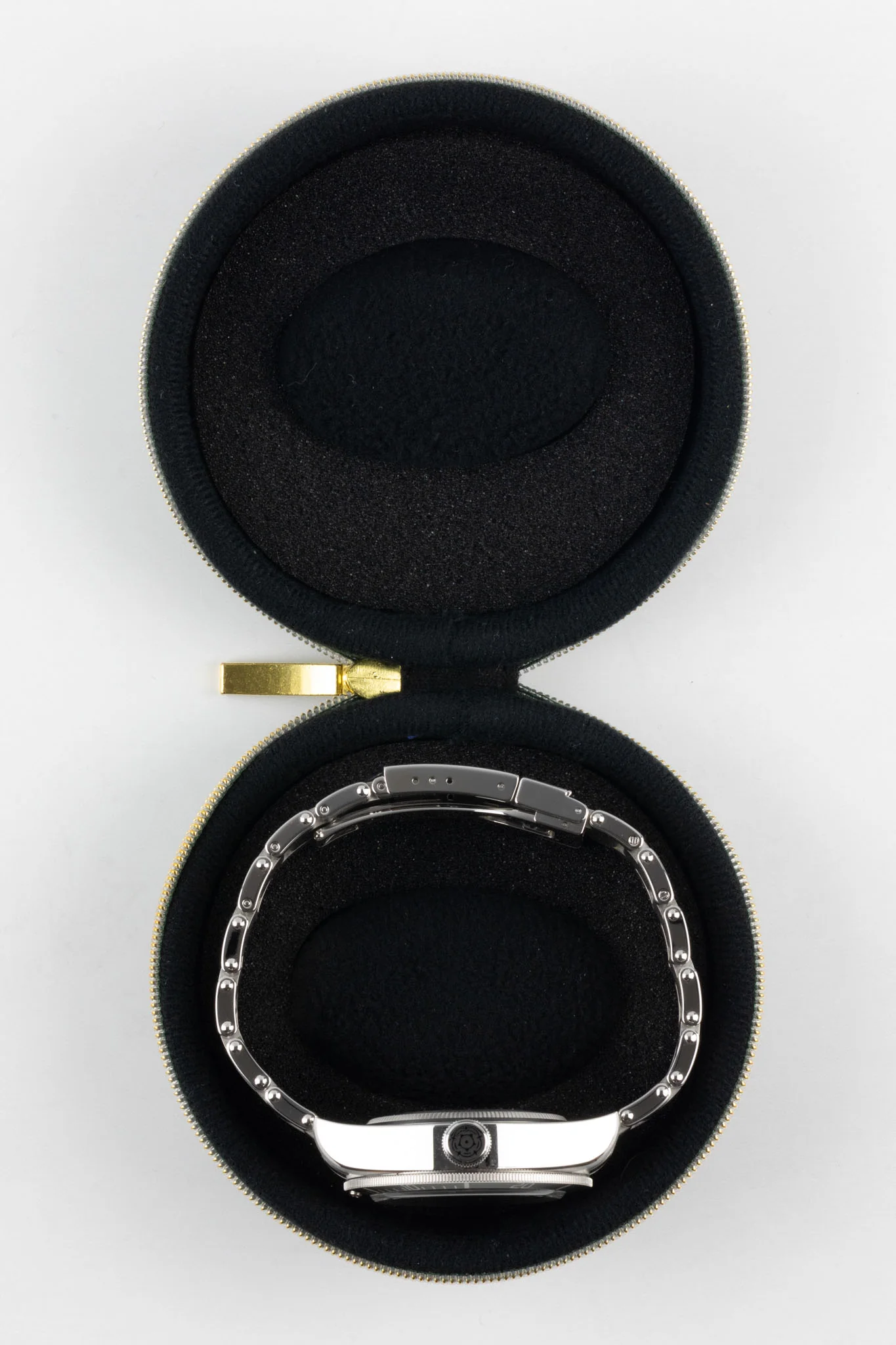 Oyster - 1 Watch Travel Case - Forest Green - Image 5