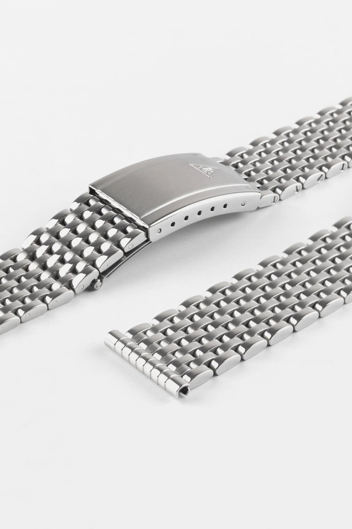 Forstner 9-ROW BEADS OF RICE Steel Watch Bracelet - Image 7