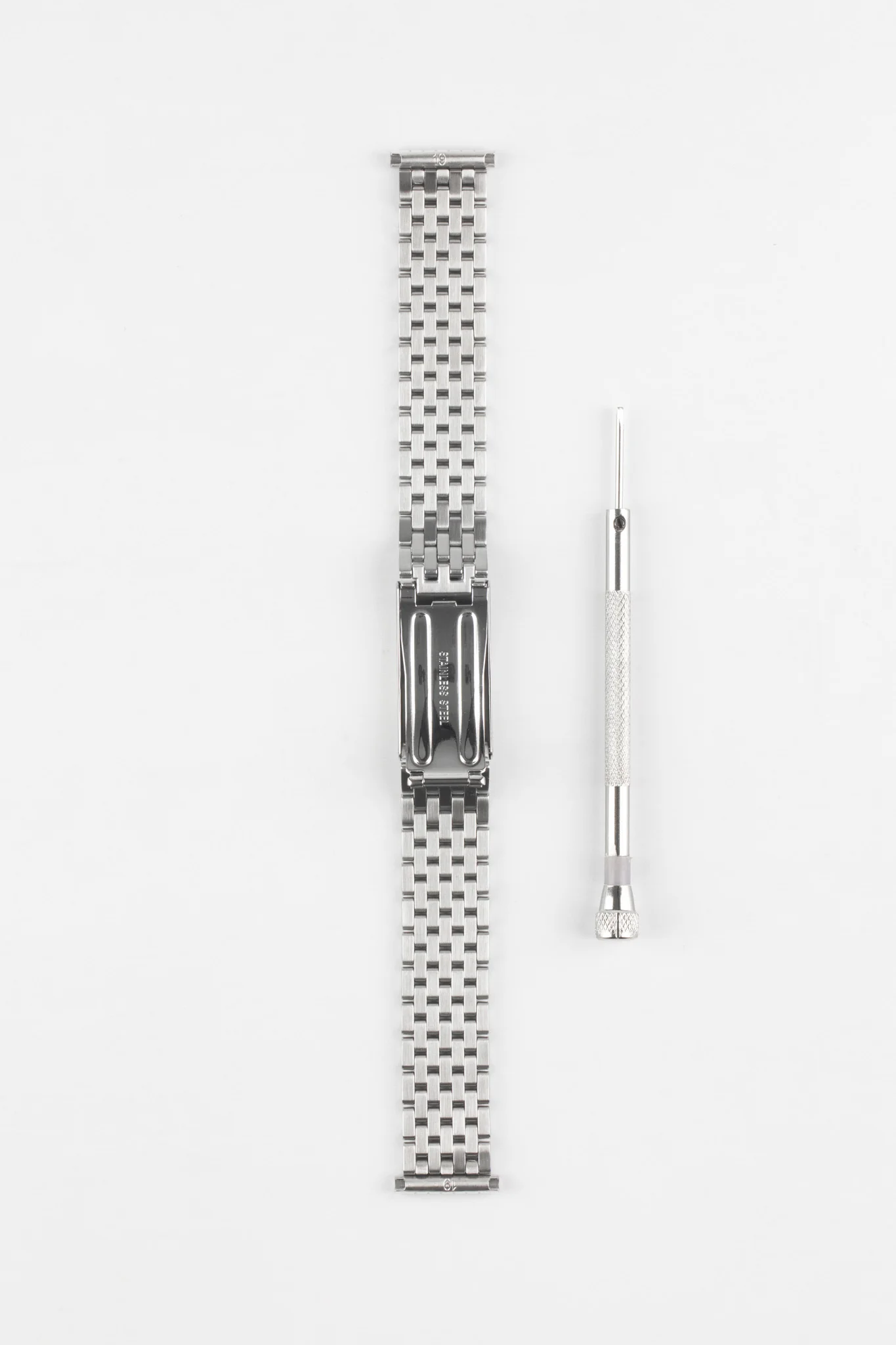 Forstner BEADS OF RICE Stainless Steel Mesh Watch Bracelet - Image 5