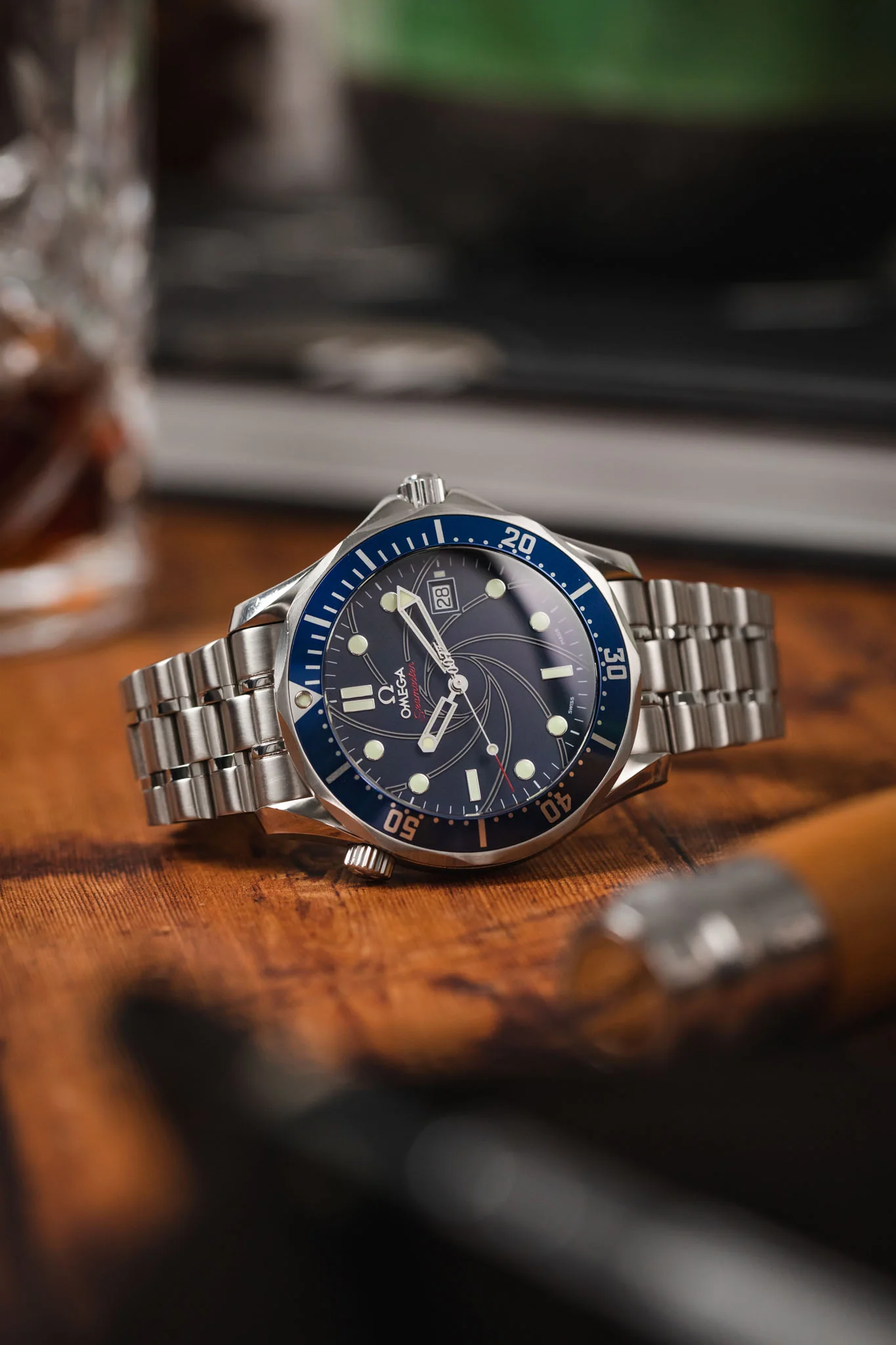 Forstner BULLET Stainless Steel Watch Bracelet for OMEGA Seamaster - POLISHED/BRUSHED - Image 4