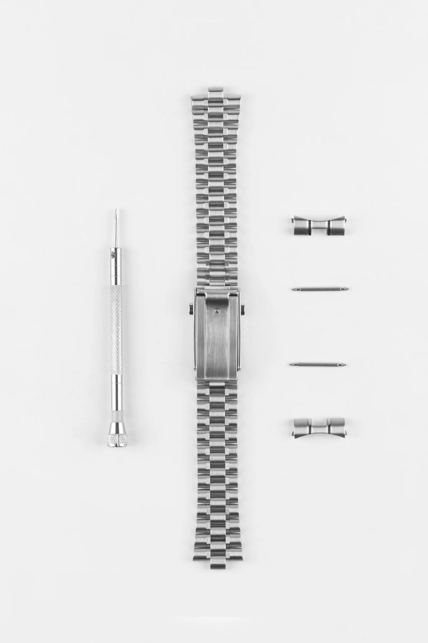 Forstner BULLET Stainless Steel Watch Bracelet for OMEGA Seamaster - POLISHED/BRUSHED - Image 5