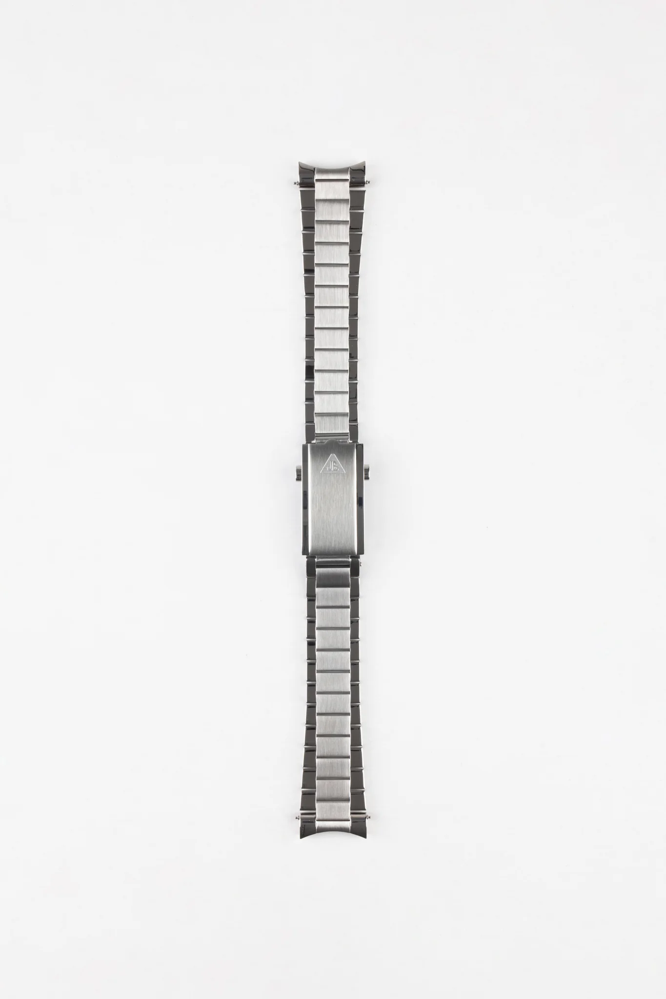Forstner CONTEMPORARY FLAT LINK Stainless Steel Watch Bracelet with Push-Button Clasp for OMEGA Seamaster - POLISHED/BRUSHED