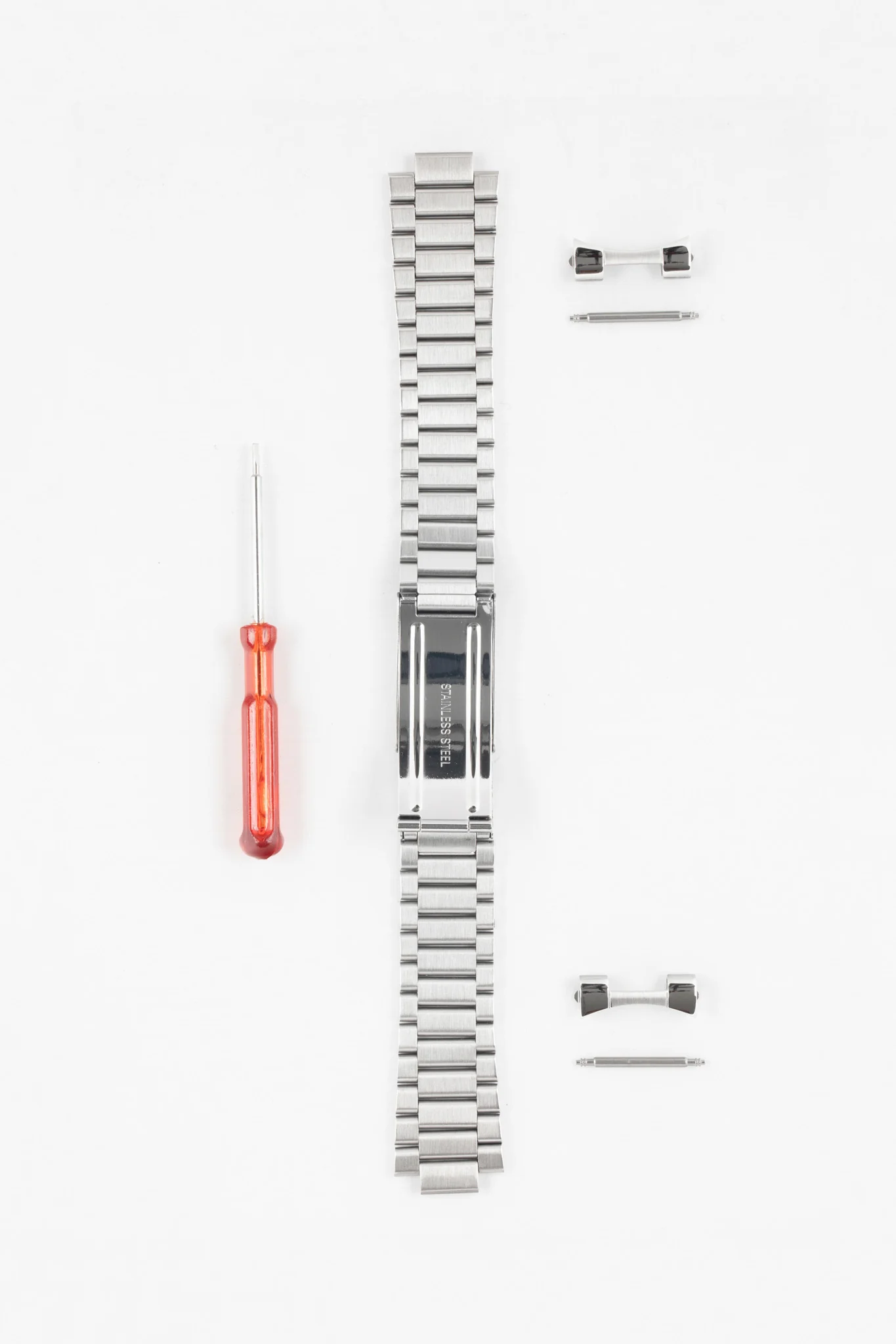 Forstner FLAT LINK Stainless Steel Watch Bracelet for OMEGA Seamaster - POLISHED/BRUSHED - Image 3