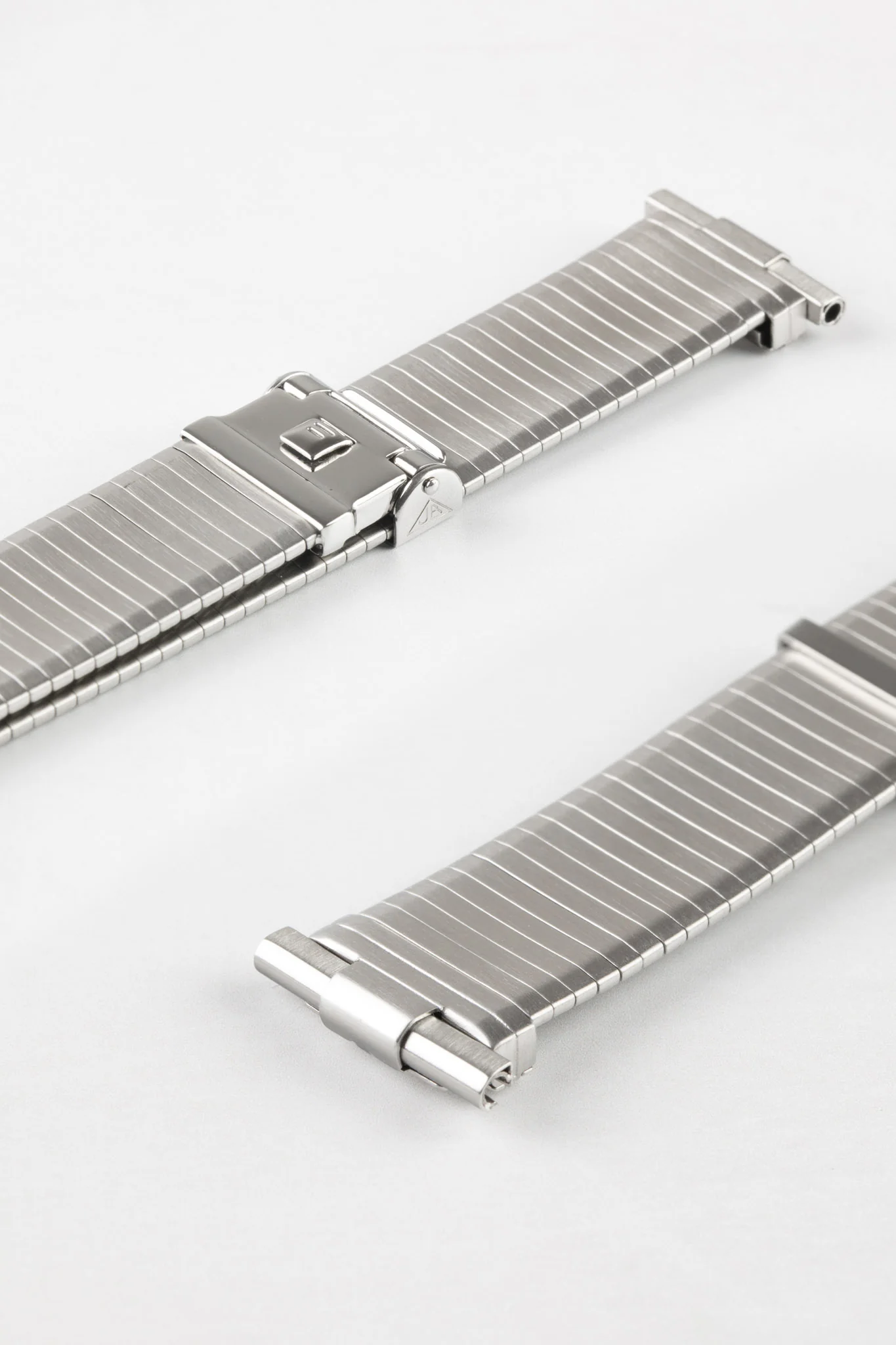 Forstner KOMFIT MILITARY Stainless Steel Horizontal Slat Watch Bracelet - BRUSHED Finish - Image 3