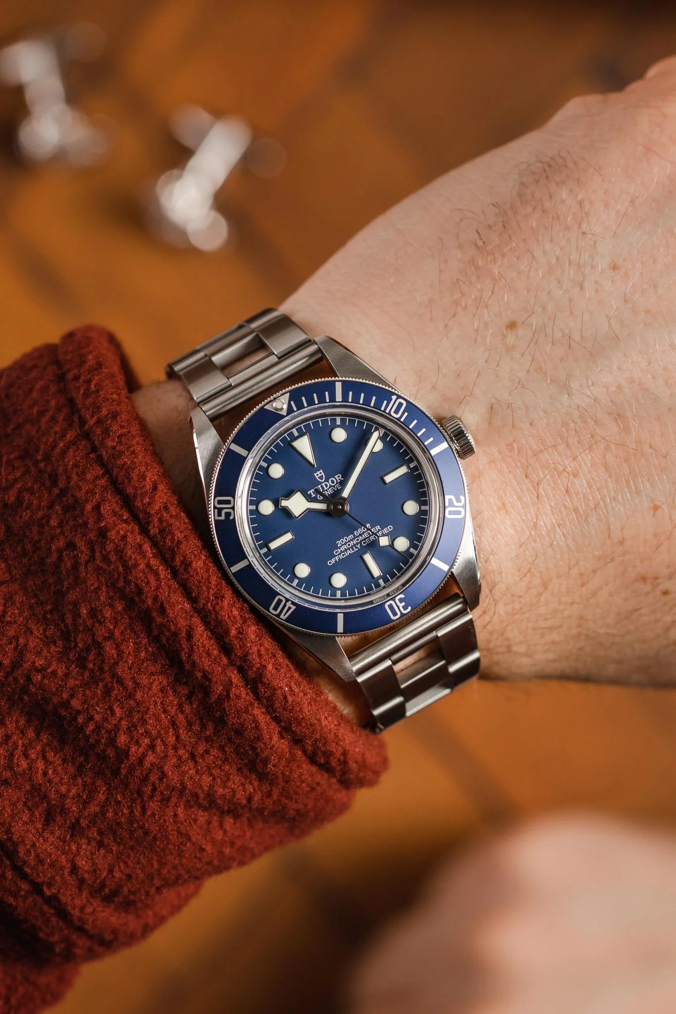 Forstner LADDER Stainless Steel Hollow Oyster-Style Watch Bracelet - Image 2