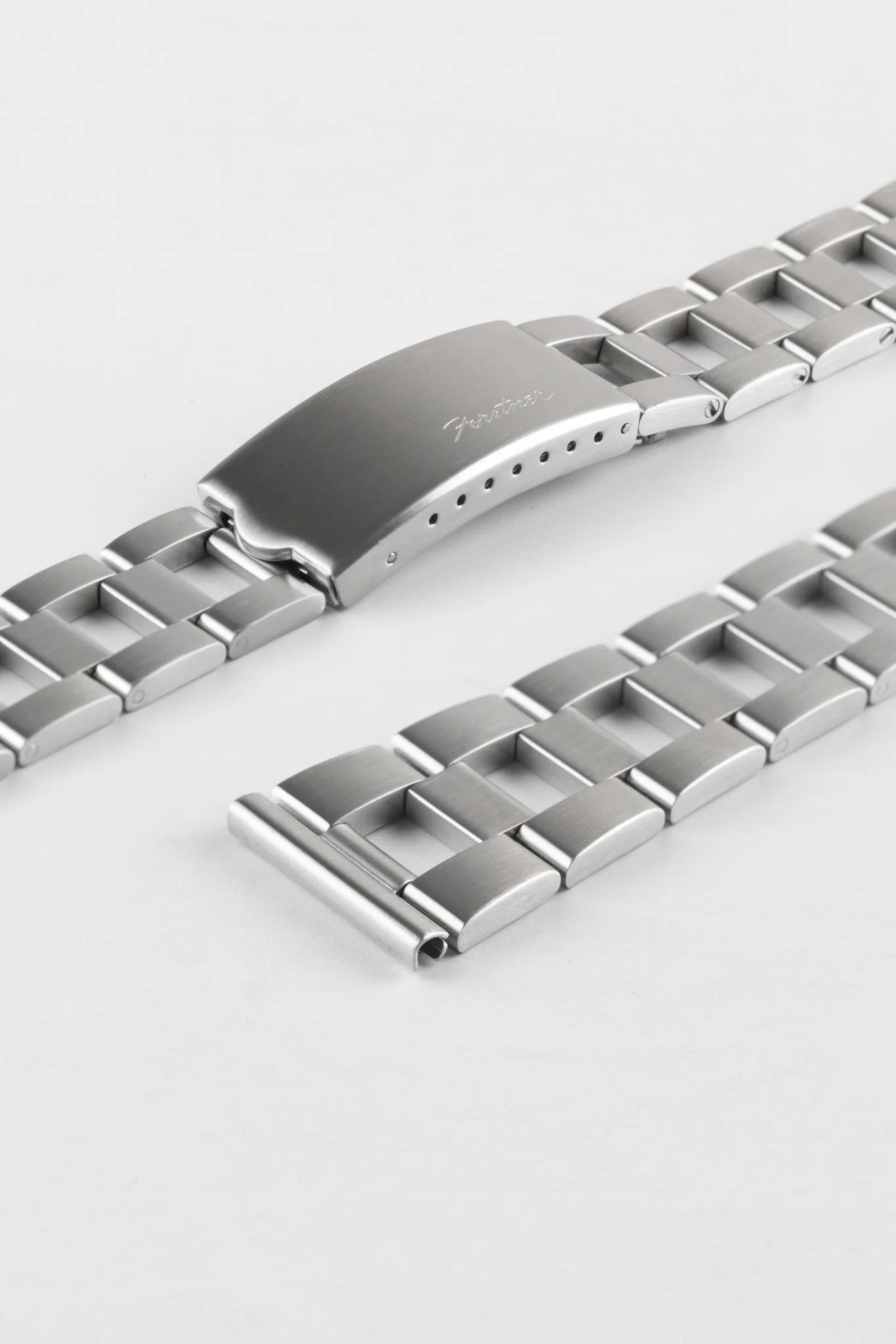 Forstner LADDER Stainless Steel Hollow Oyster-Style Watch Bracelet - Image 5