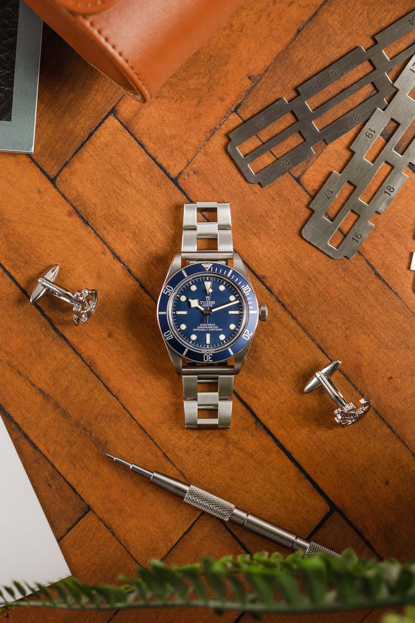 Forstner LADDER Stainless Steel Hollow Oyster-Style Watch Bracelet - Image 6