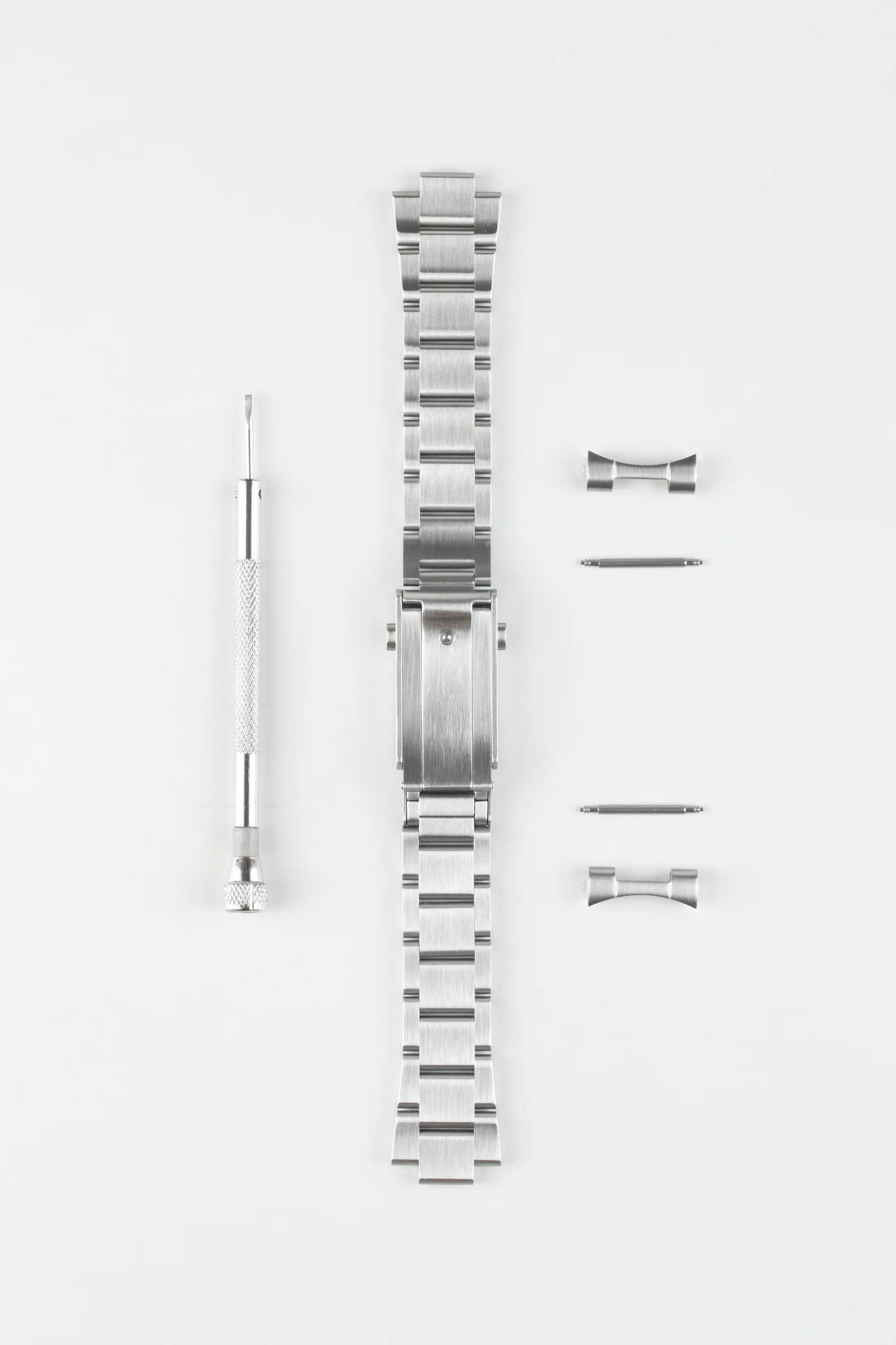 Forstner MODEL O Stainless Steel Oyster-Style Watch Bracelet for TUDOR Black Bay - BRUSHED Finish - Image 5