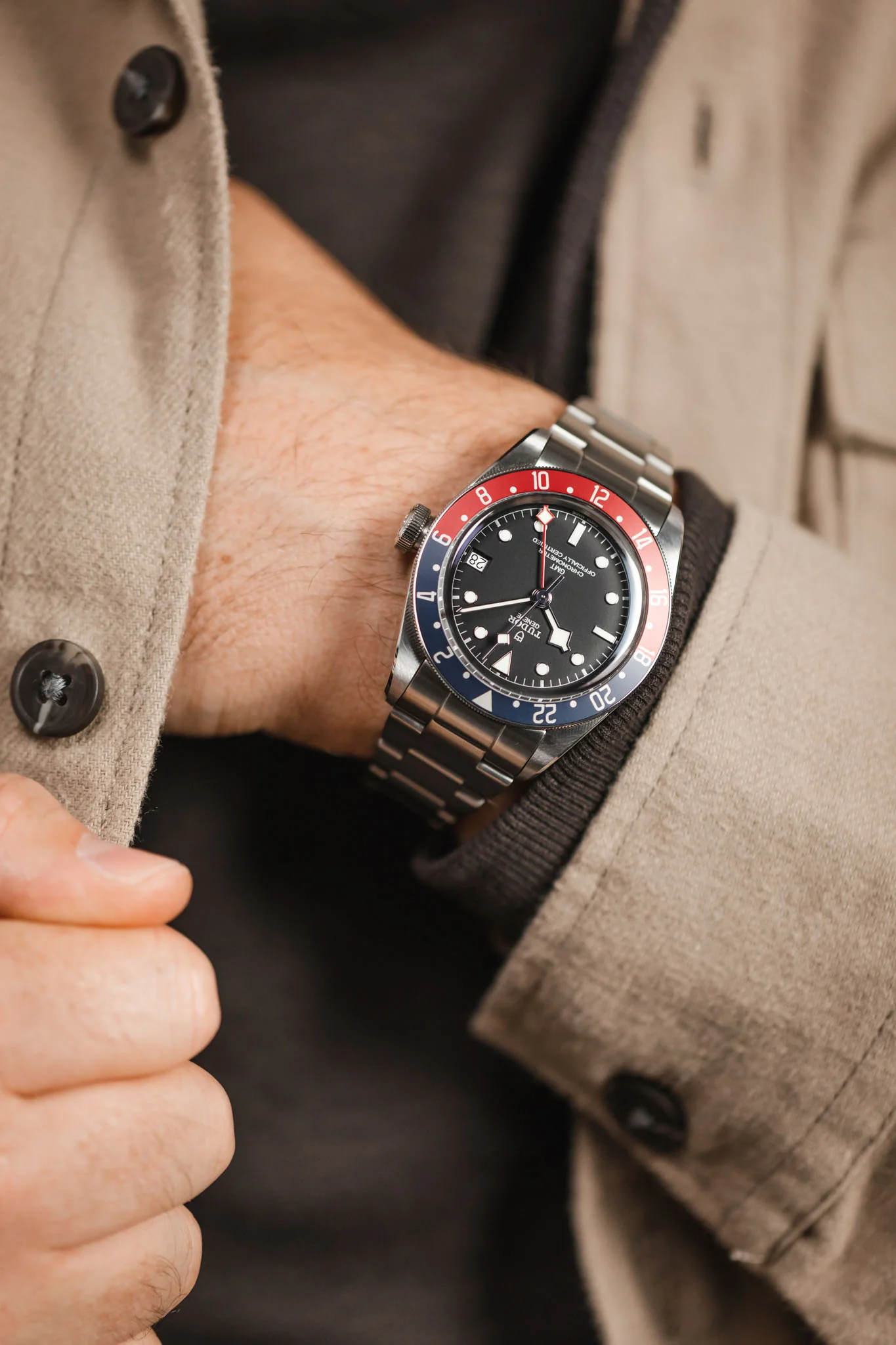 Forstner MODEL O Stainless Steel Oyster-Style Watch Bracelet for TUDOR Black Bay - BRUSHED Finish - Image 9