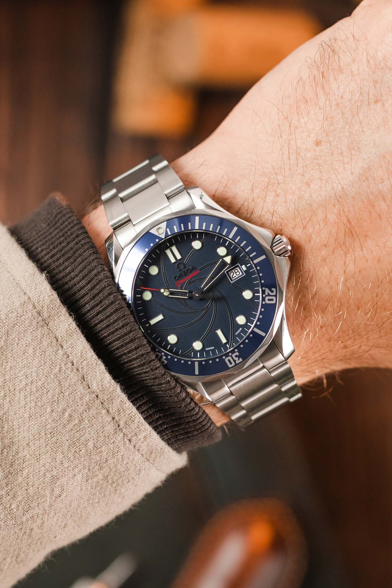 Forstner MODEL O Stainless Steel Oyster-Style Watch Bracelet for OMEGA Seamaster - BRUSHED Finish - Image 2