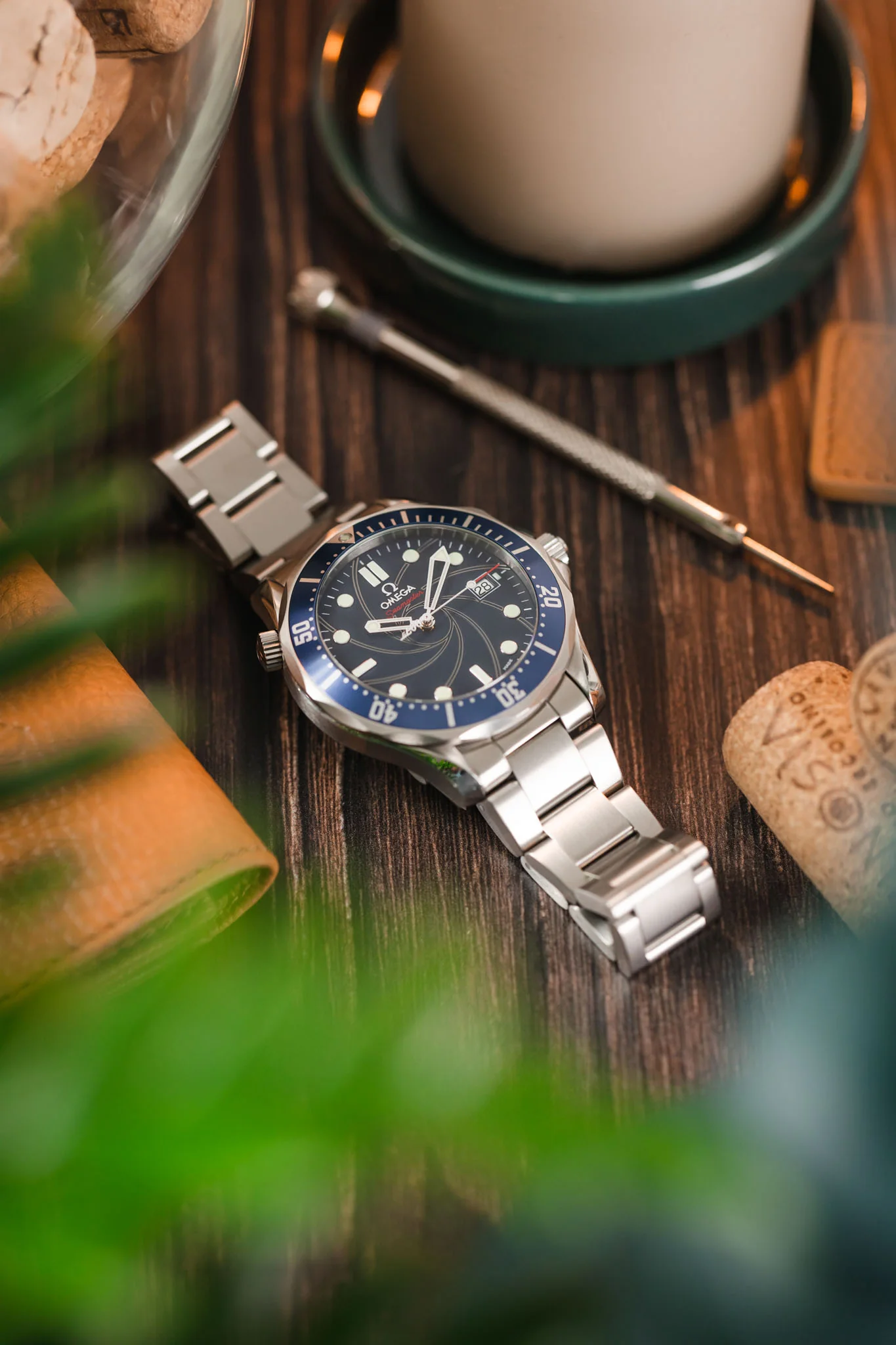 Forstner MODEL O Stainless Steel Oyster-Style Watch Bracelet for OMEGA Seamaster - BRUSHED Finish - Image 4