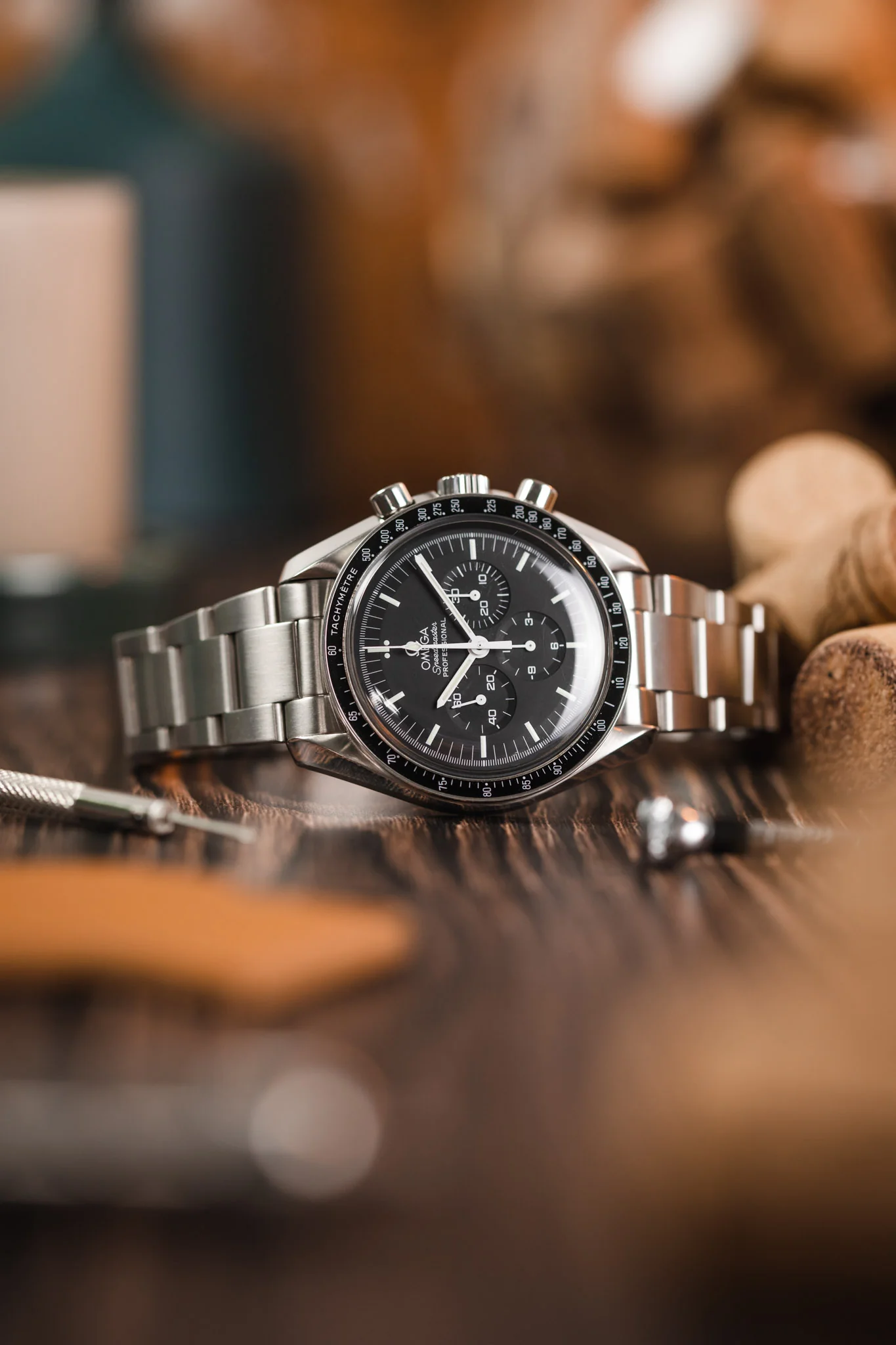 Forstner MODEL O Stainless Steel Oyster-Style Watch Bracelet for OMEGA Speedmaster - BRUSHED Finish - Image 4