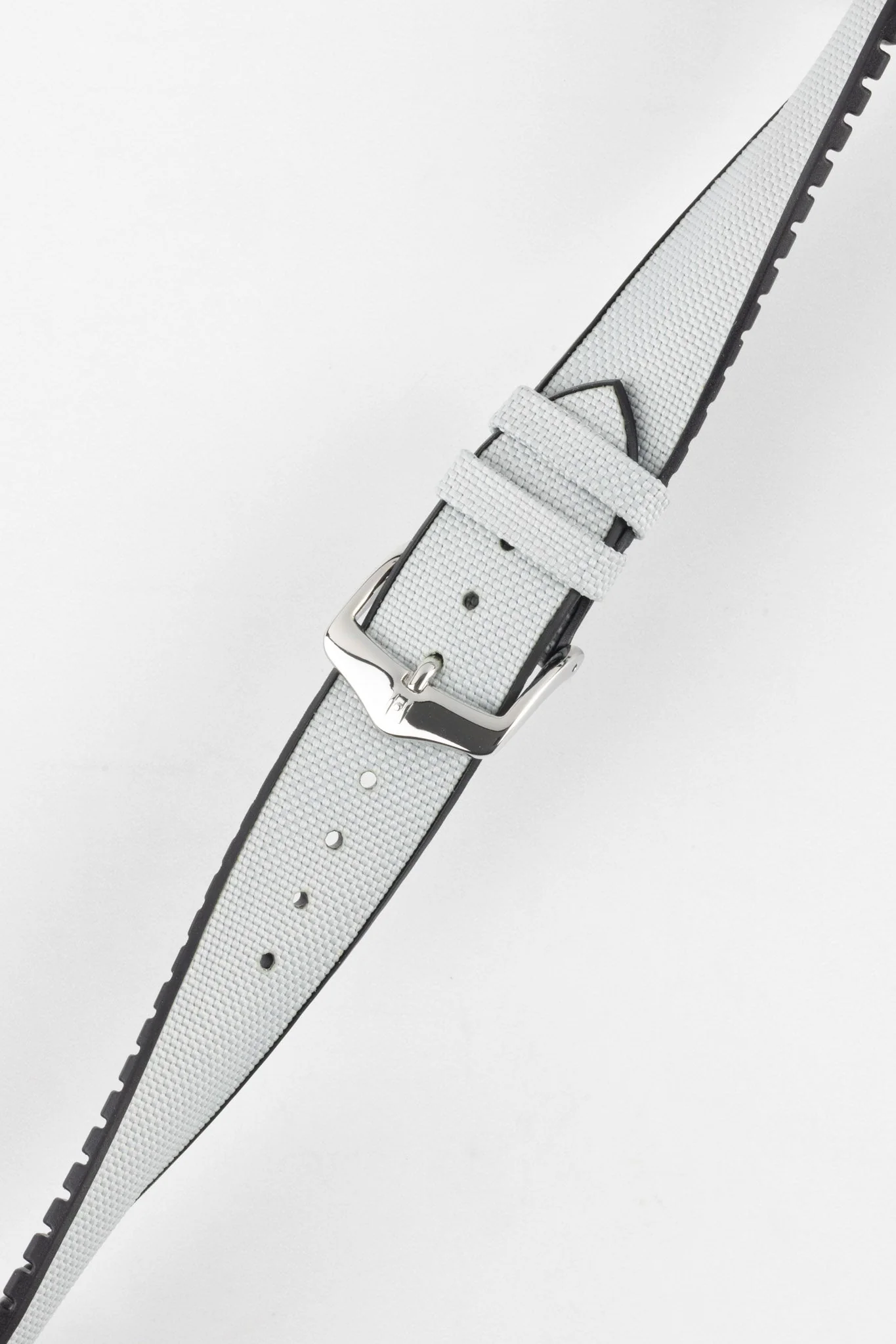 Hirsch ARNE Animal-Free Sailcloth Effect Performance Watch Strap - GREY - Image 5
