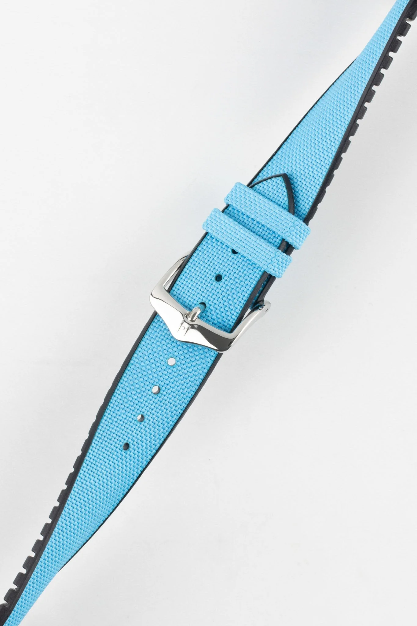 Hirsch ARNE Animal-Free Sailcloth Effect Performance Watch Strap - TURQUOISE - Image 5