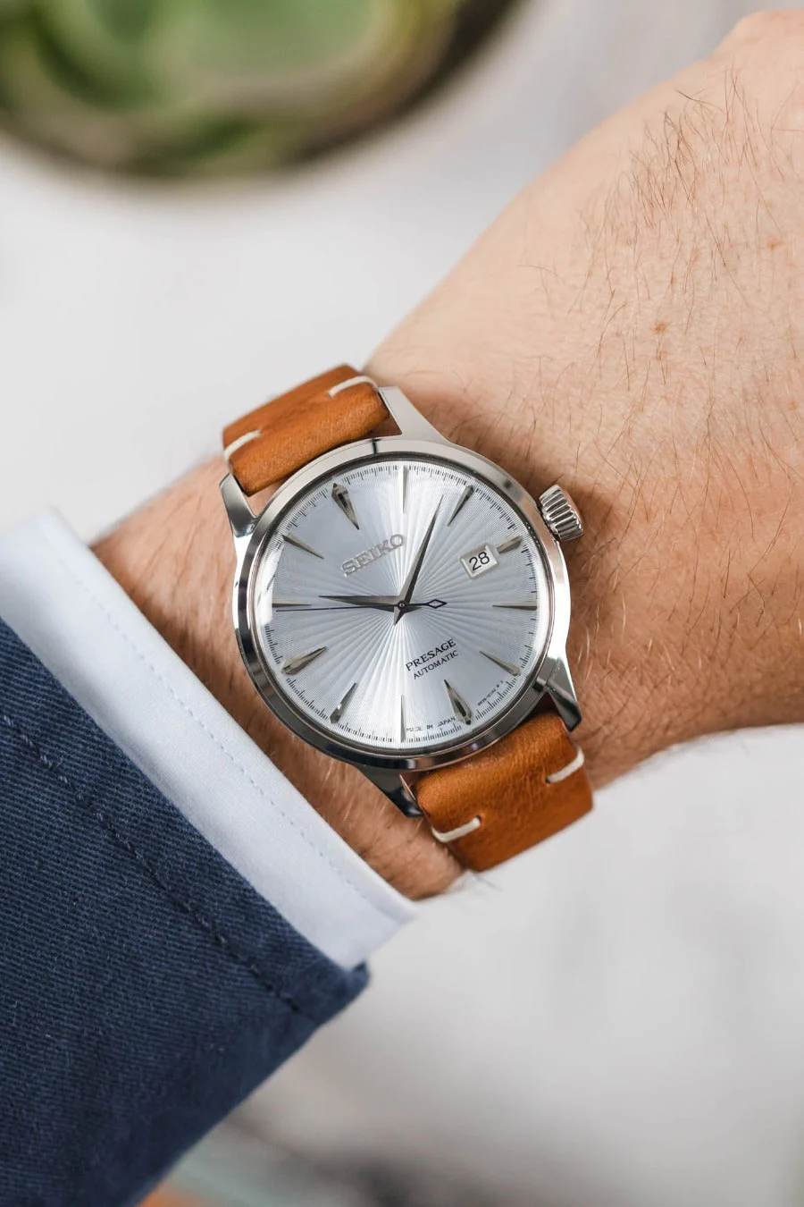 Hirsch BAGNORE Vintage Calf Leather Quick-Release Watch Strap - GOLD BROWN - Image 2