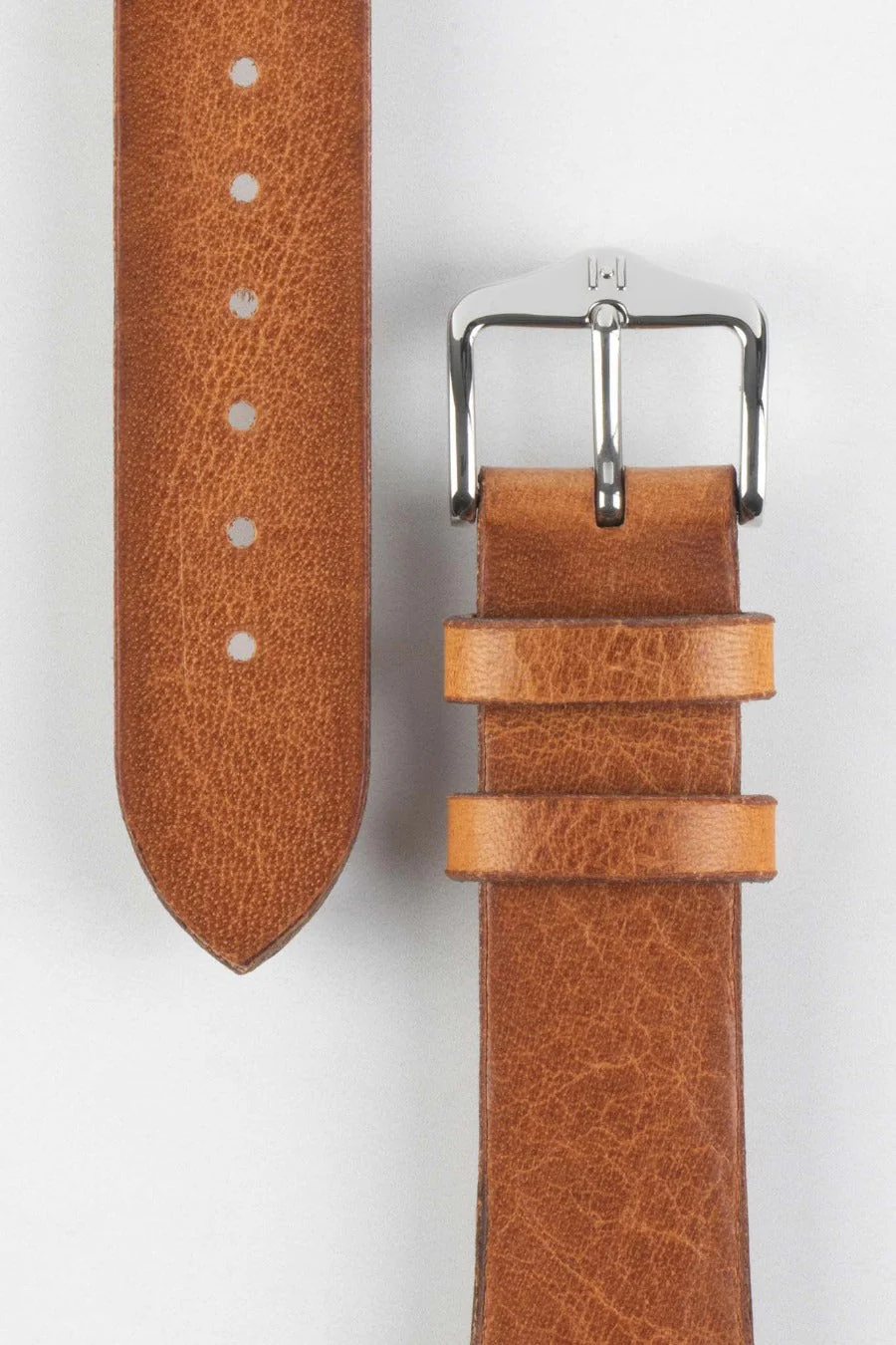 Hirsch BAGNORE Vintage Calf Leather Quick-Release Watch Strap - GOLD BROWN - Image 3