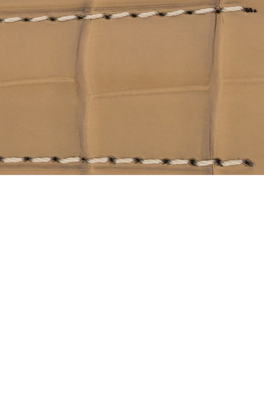 Hirsch EARL Genuine Alligator Watch Strap in BEIGE - Image 2