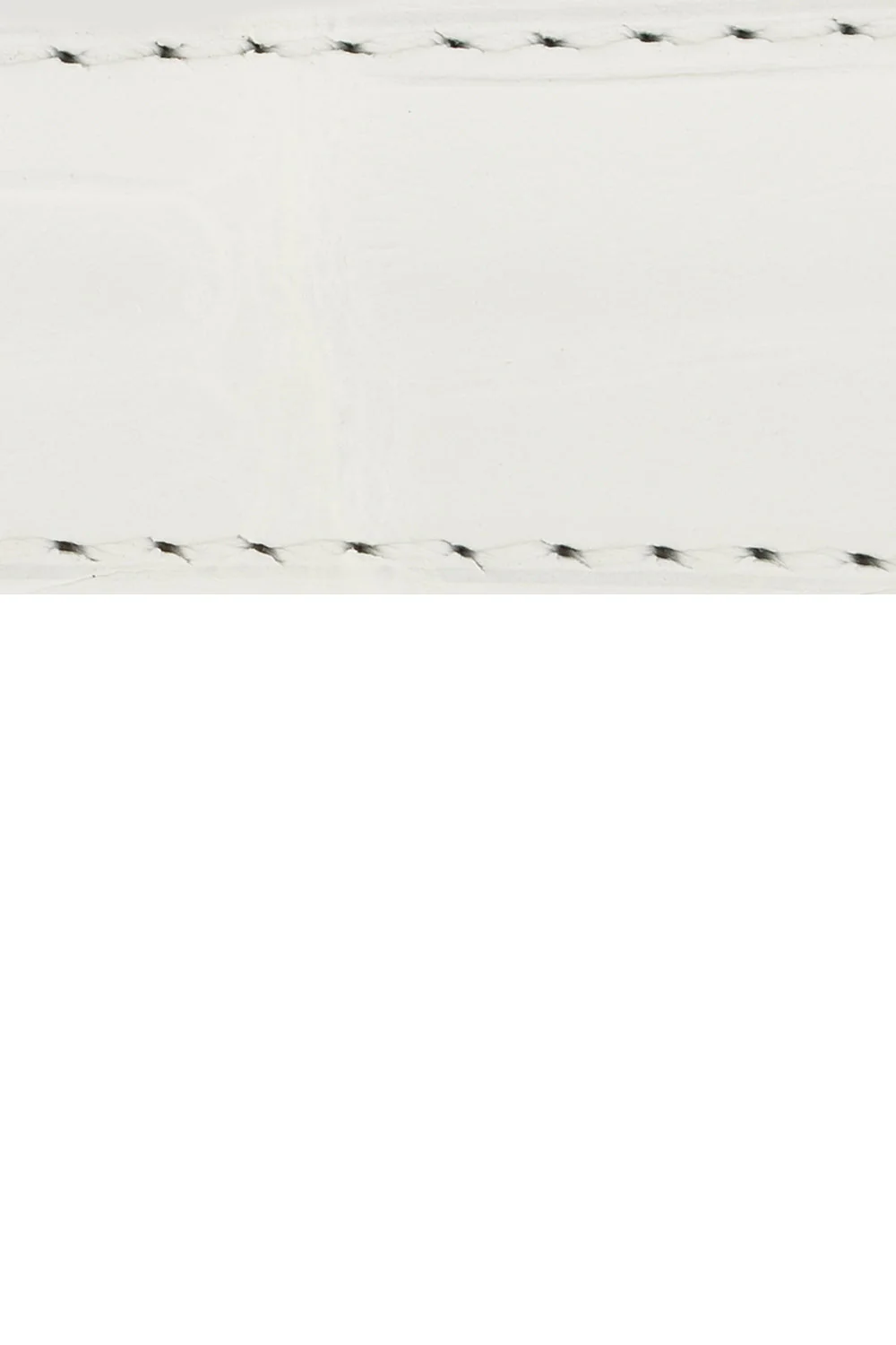 Hirsch EARL Genuine Alligator Watch Strap in WHITE - Image 2