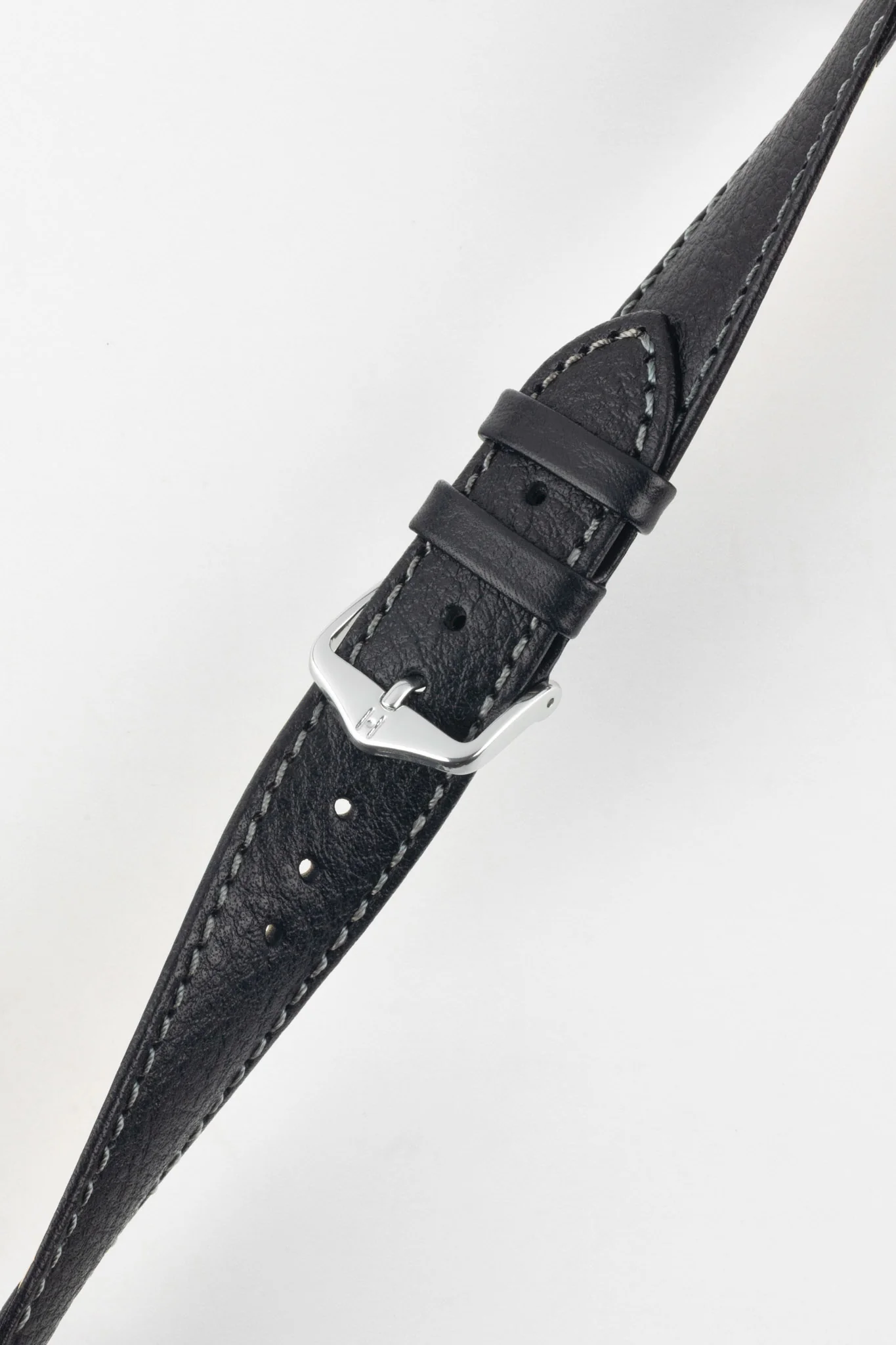 Hirsch FOREST Buffalo Watch Strap in BLACK - Image 5