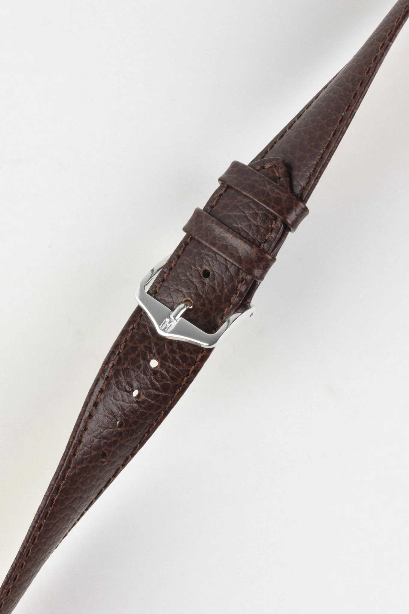 Hirsch KANSAS Buffalo Embossed Calf Leather in BROWN - Image 5