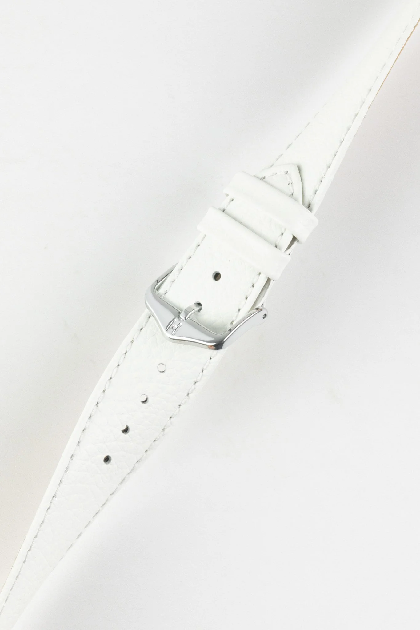 Hirsch KANSAS Buffalo Embossed Calf Leather in WHITE - Image 5
