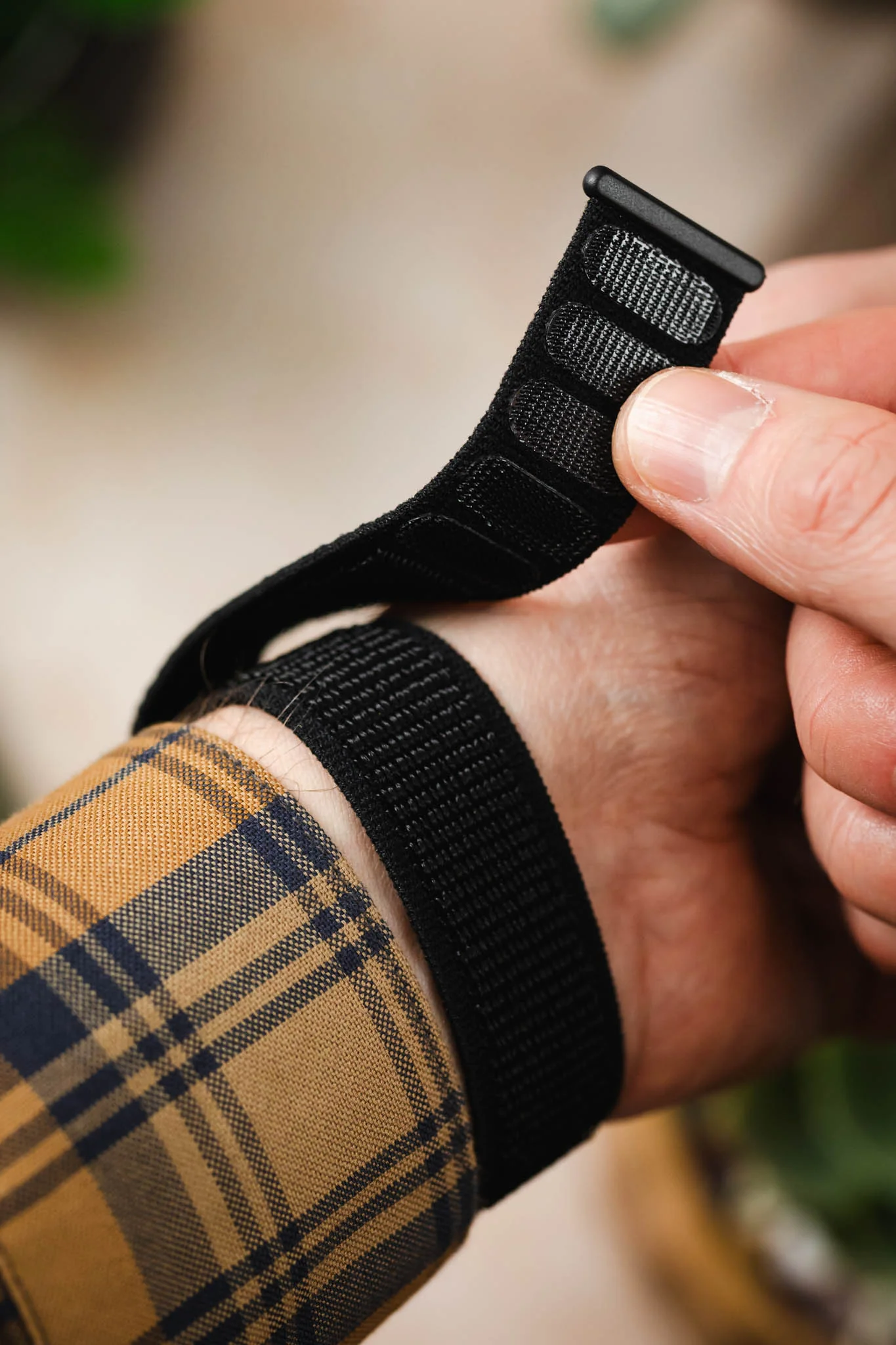 Hirsch VOCEM Fabric Watch Strap in BLACK - Image 6