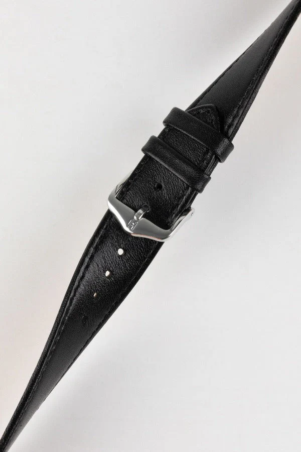 Hirsch OSIRIS Quick-Release Calf Leather Watch Strap in BLACK - Image 5