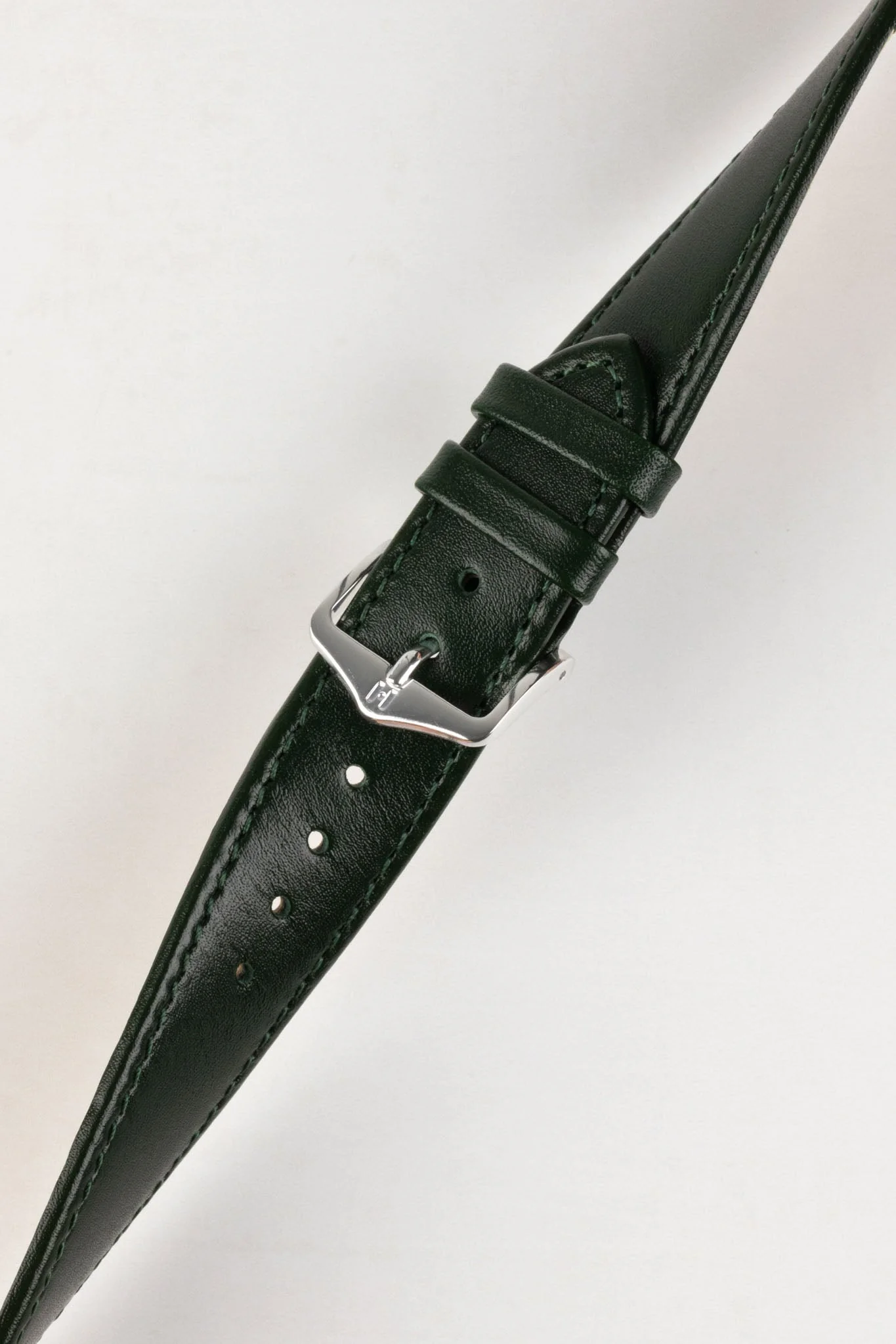 Hirsch OSIRIS Calf Leather Watch Strap in GREEN - Image 5