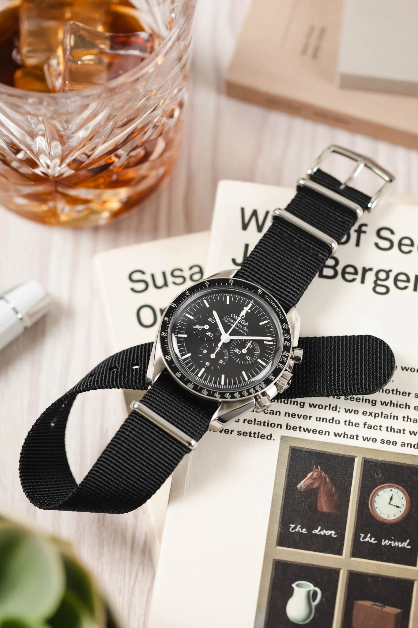 Hirsch RUSH RECYCLED Polyester Watch Strap in BLACK - Image 4