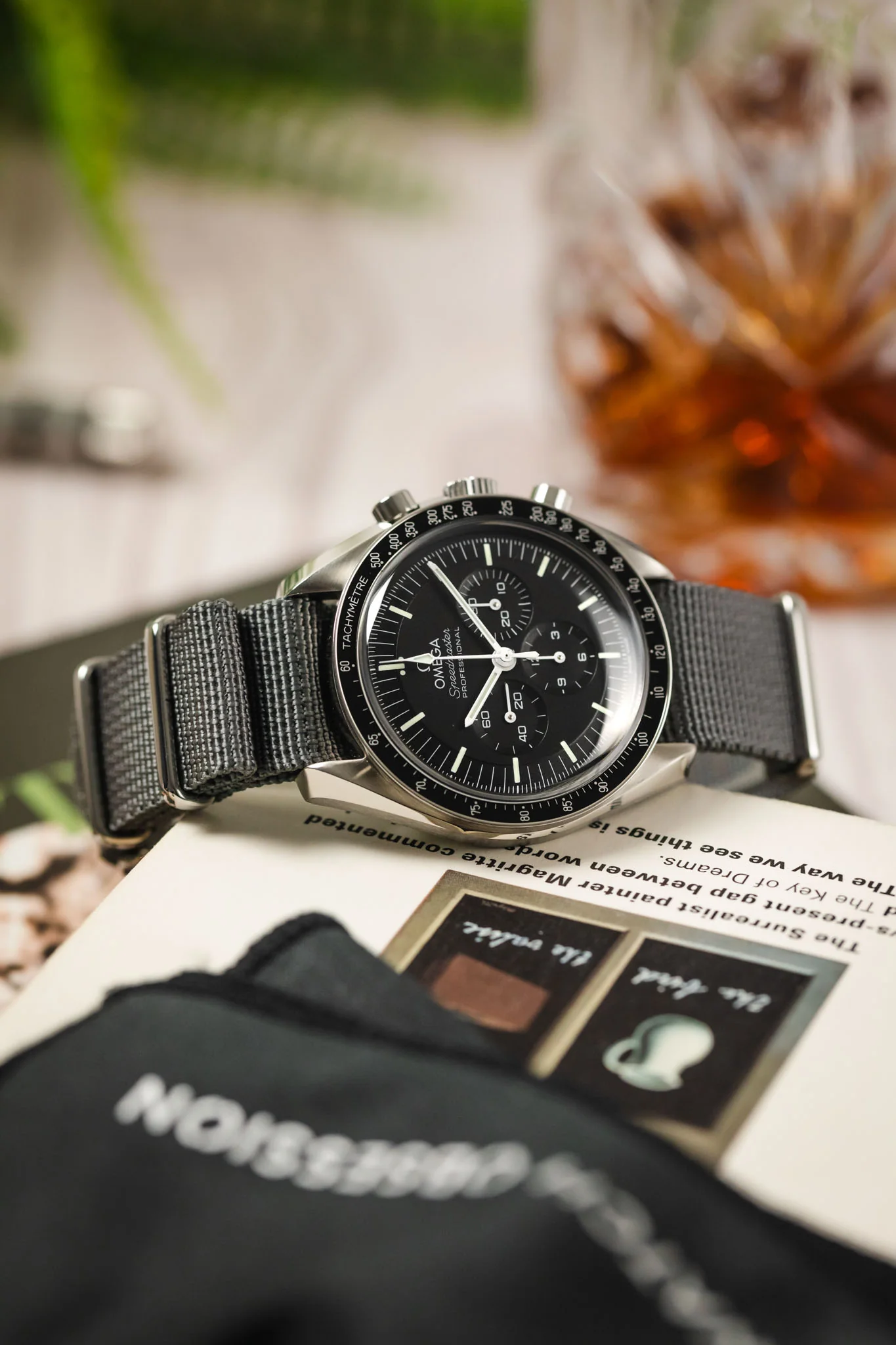 Hirsch RUSH RECYCLED Polyester Watch Strap in GREY - Image 4