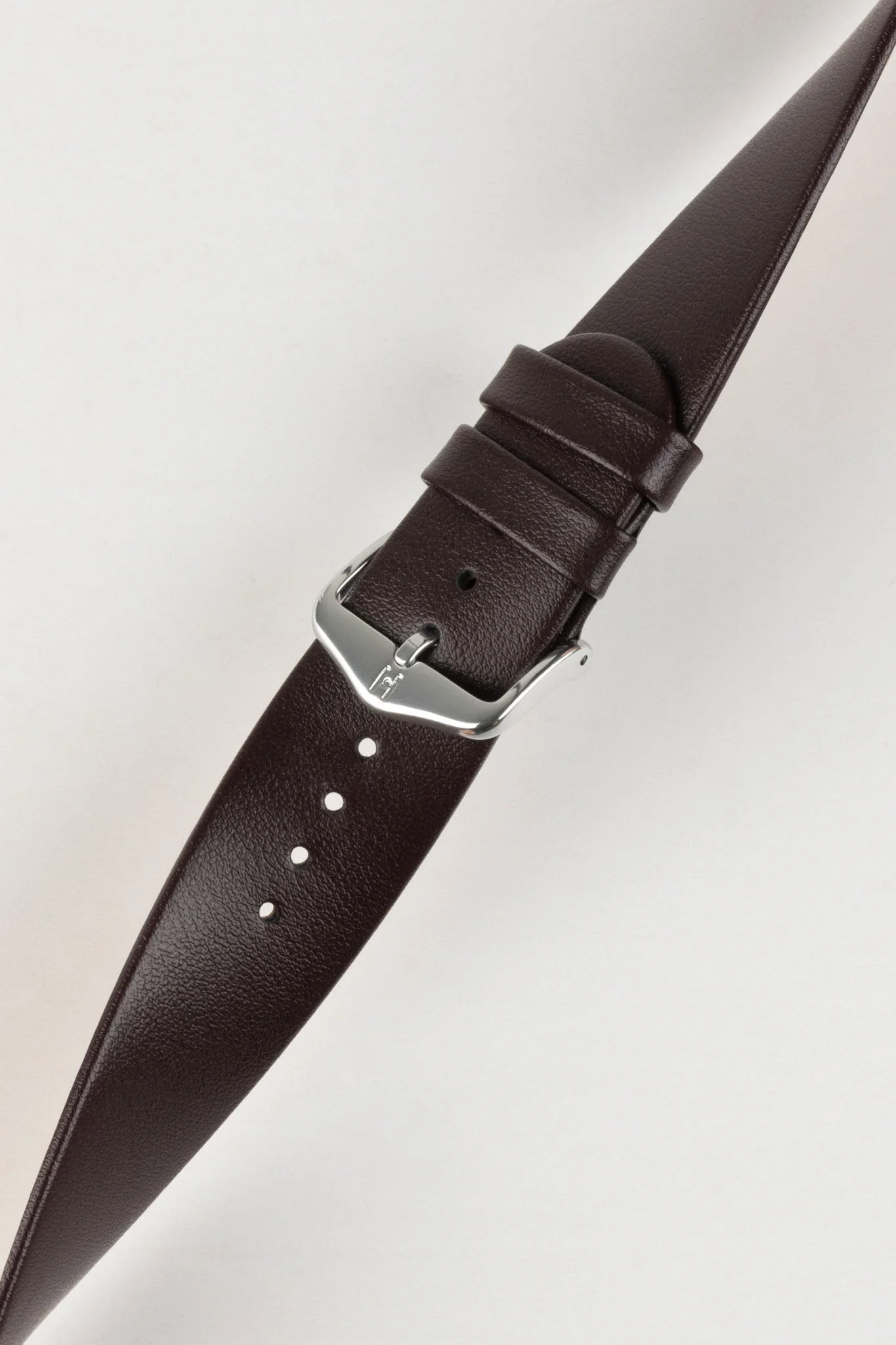 Hirsch SCANDIC Calf Leather Watch Strap in BROWN - Image 5