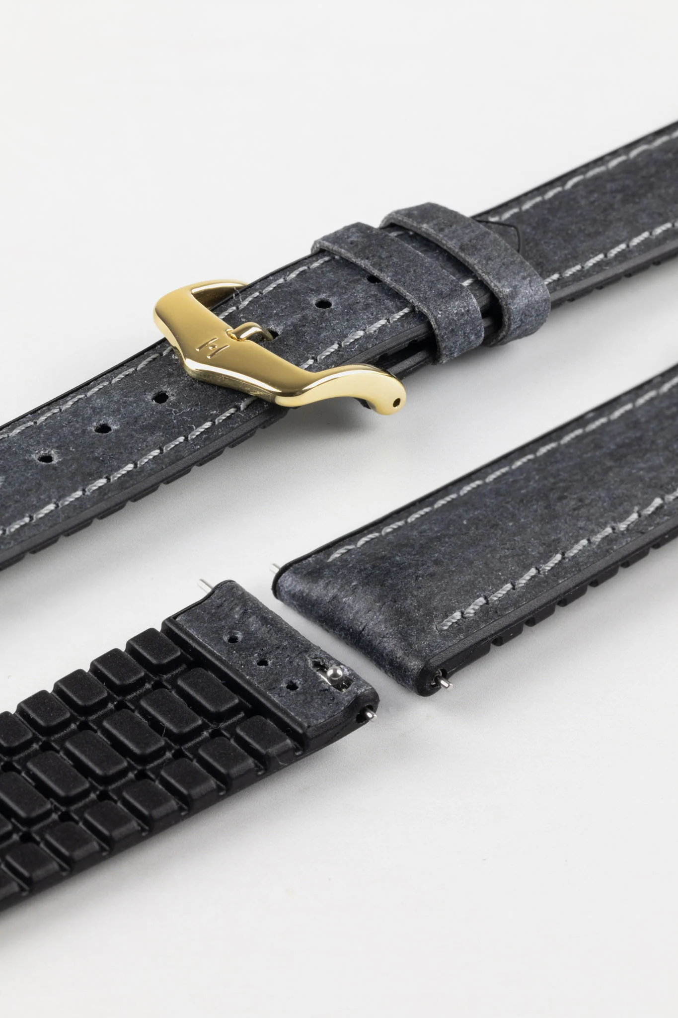 Hirsch STONE Performance Watch Strap - BLACK - Image 8