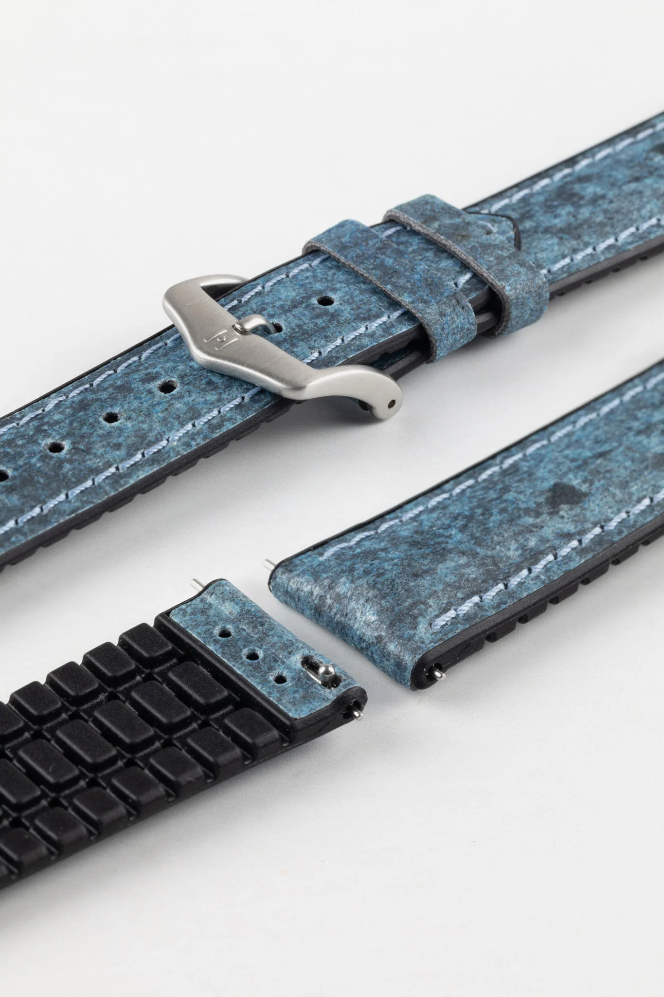 Hirsch STONE Performance Watch Strap - BLUE - Image 10