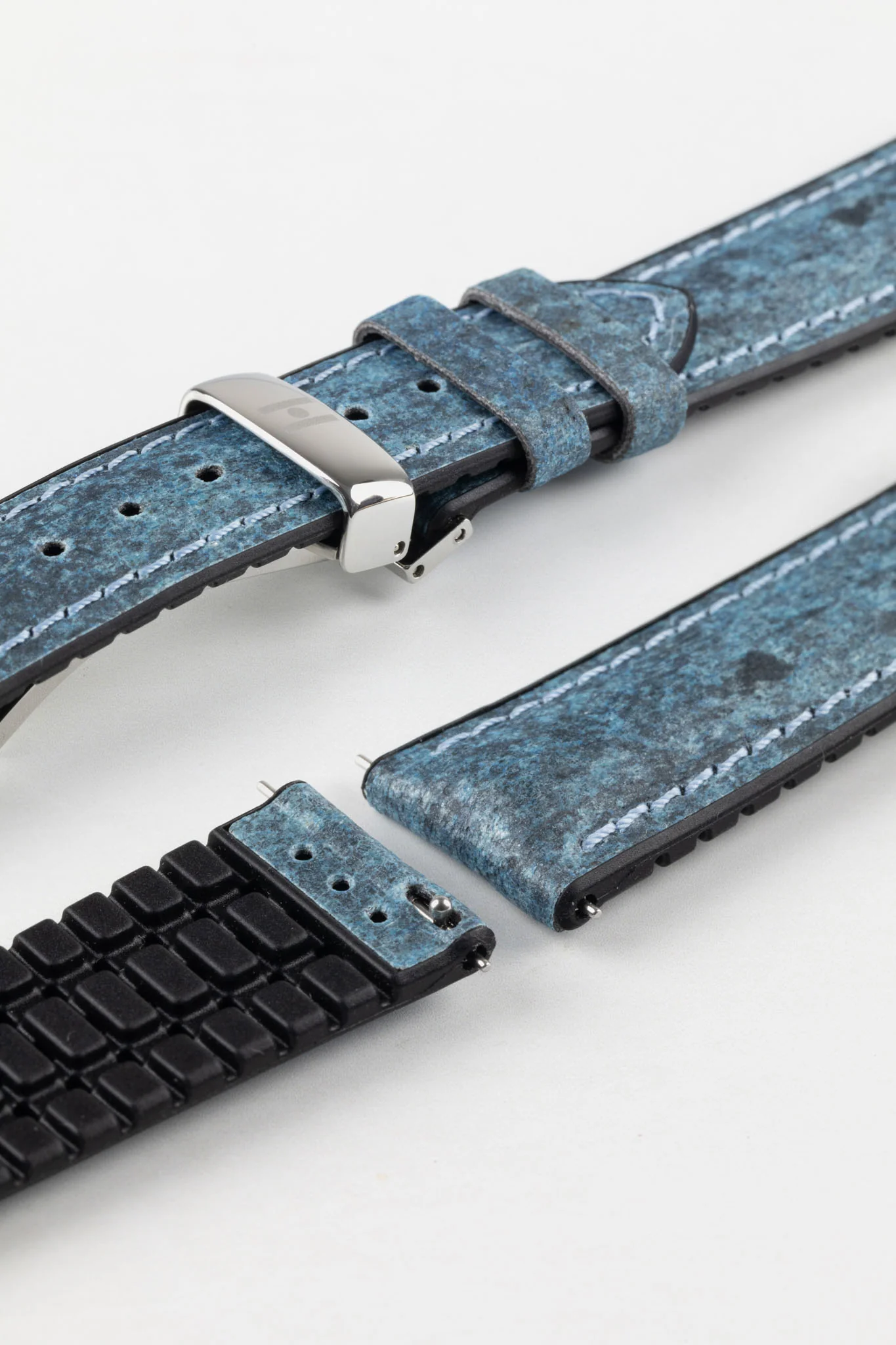 Hirsch STONE Performance Watch Strap - BLUE - Image 11