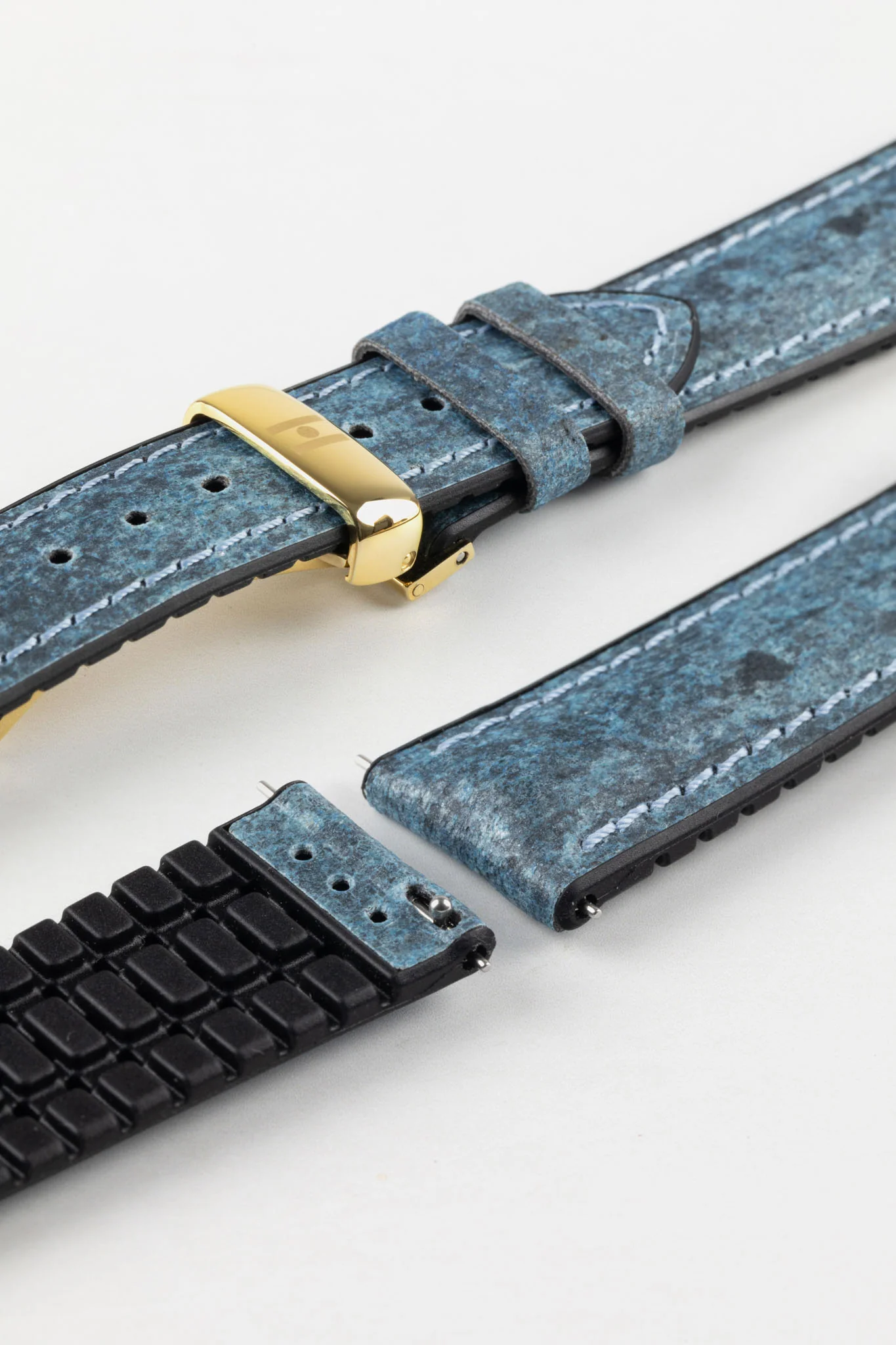 Hirsch STONE Performance Watch Strap - BLUE - Image 12