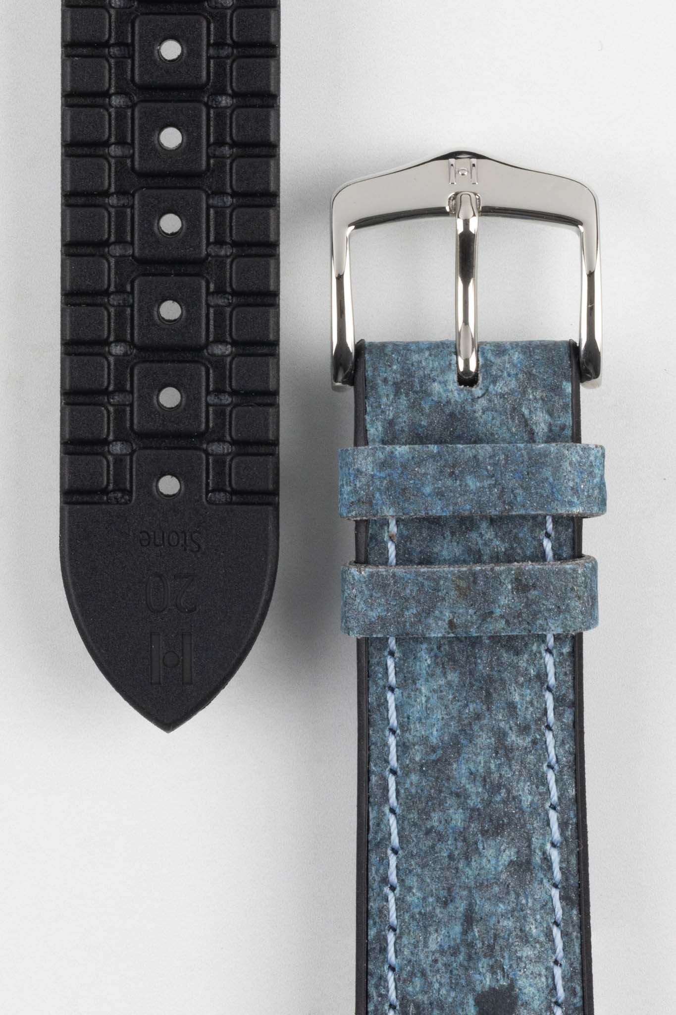 Hirsch STONE Performance Watch Strap - BLUE - Image 3