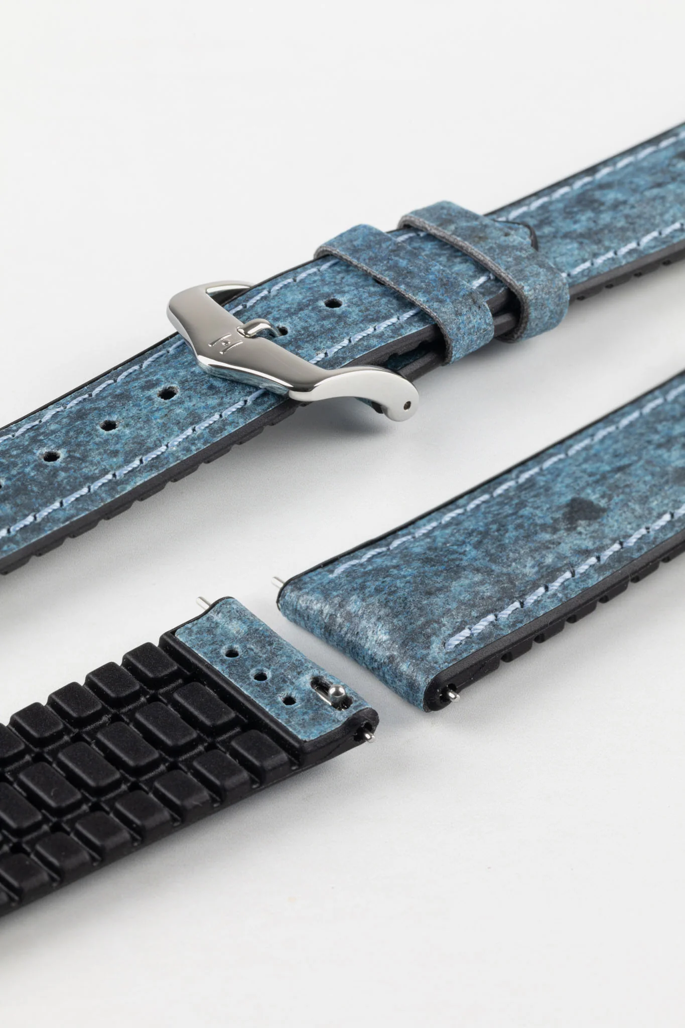 Hirsch STONE Performance Watch Strap - BLUE - Image 7